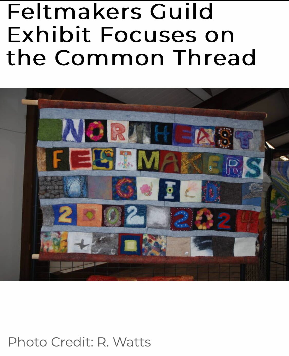 Beautiful article written by Rae Watts covering the Ribbon of Highway exhibition. Article is in the Basking Ridge, NJ newsletter. Photos are outstanding. Well done everyone!
The link to the full article is in the bio, I think. 😂