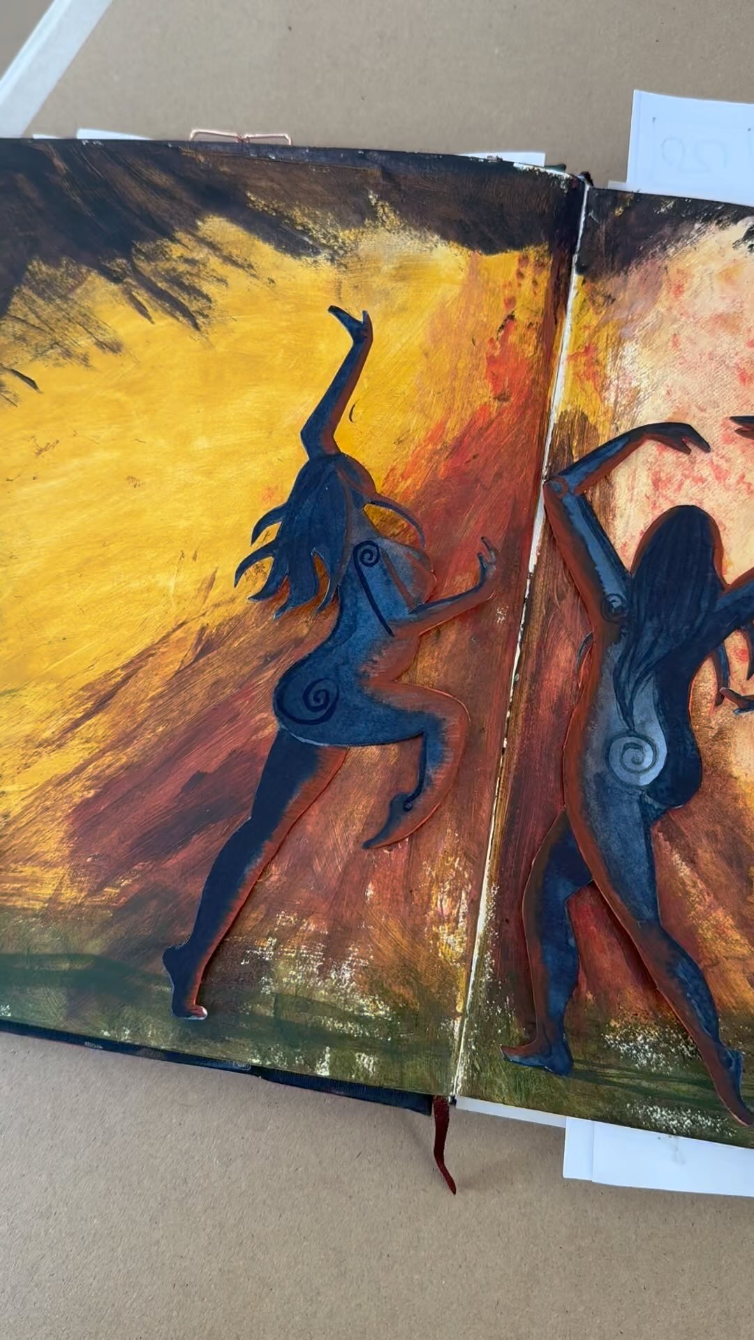 A whole week ago today at @newlynartschool creating prints 🔥✨#newlynartschool #newlynschoolofart #neverstoplearning