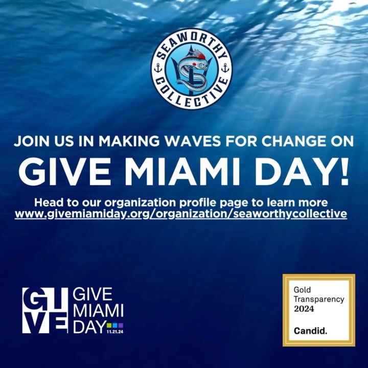 Give Miami Day, on Thursday, November 21, 2024, is your opportunity to make a meaningful difference. By donating to Seaworthy Collective, you empower current, aspiring, and underrepresented entrepreneurs to drive innovative solutions for environmental challenges in South Florida and beyond.
As a proud recipient of Candid’s Gold Seal of Transparency, Seaworthy Collective ensures that your contributions lead to real and lasting impact. Don’t wait—take advantage of the Early Giving period through November 20, or join us on November 21 to create change together.
Click the link in bio to donate to Seaworthy Collective: https://www.givemiamiday.org/organization/seaworthycollective
While we hope you’ll support our mission, we also want to celebrate and uplift other incredible organizations participating in Give Miami Day: @cleanmiamibeach , @debrisfreeoceans , @radicalpartners , @miamiwaterkeeper , and @impact.edition
These nonprofits are doing vital work across our community, and your support can amplify their efforts, too. Together, we can drive even greater impact!
#givemiamiday #seaworthycollective #bluetech #climatechange #innovations #climatesolutions