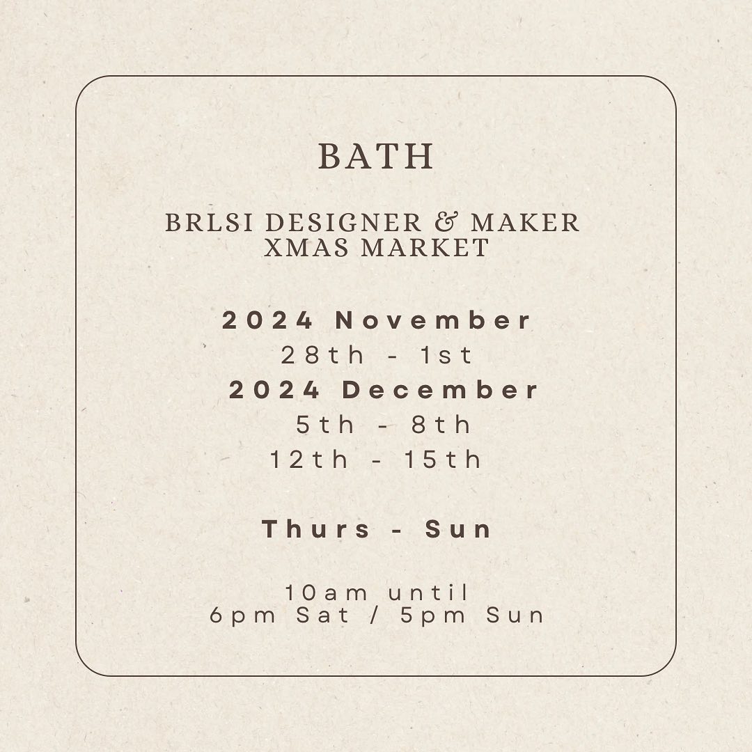 You may find LostFobd Candles in also Bath this year.
We will be in Bath Royal Literary & Scientific Institute right next to Queen Square all Thursday to Sunday starting next week.
Come and try our scents if you are visiting the Bath Xmas Market. We can stay warm and dry a bit🎄
@brlsi