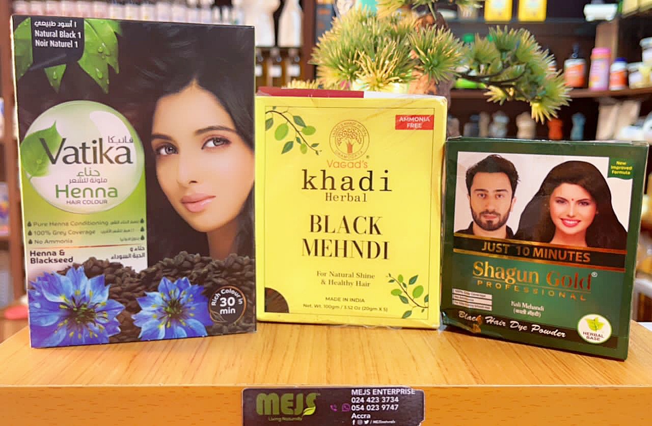 Henna based black dyes.
Vatika Ghc90
Khadi Ghc120
Shagun Ghc65
Website: www.mejsnaturals.com
📍: North Kaneshie Swanlake CPP junction.
📱/WhatsApp: 0540239747
#mejs #mejsnaturals #accraghana🇬🇭 #haircare #healthyhairjourney #henna #hennadye #hennablackdye