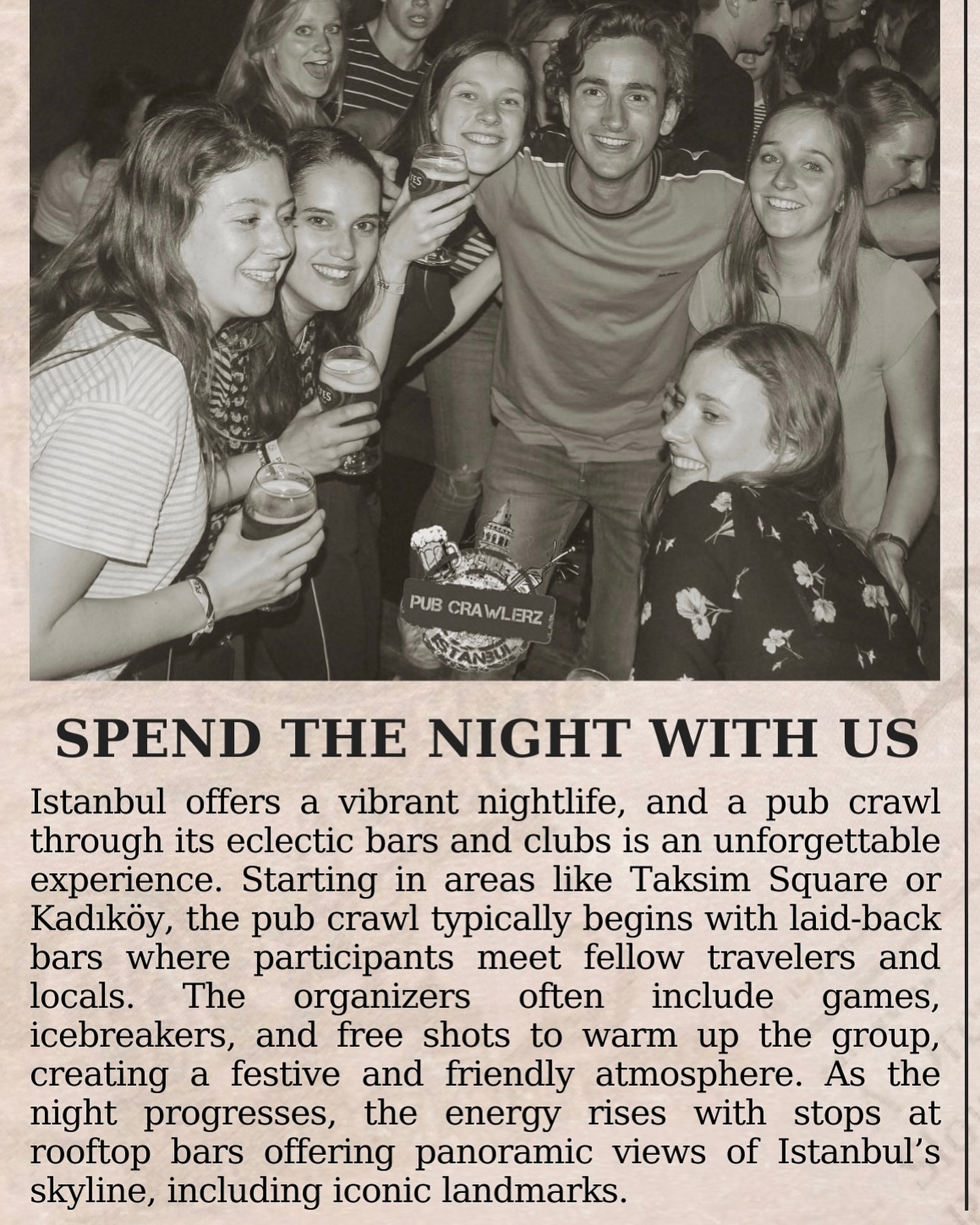 👀
⠀
#pubcrawl #istanbultravel #istanbulnightclub #istanbulpubcrawl #istanbulnightlife #taksim #barhopping #pubcrawlerz #barcrawl #istanbulnights #travelistanbul #thingstodoinistanbul #barcrawlers #istanbulnightout #pubcrawlers #sultanahmet #barhoppingistanbul #ritimbar #barcrawlistanbul #istanbulevents #beatistanbul #iloveistanbul #istanbullife #istanbultaksim