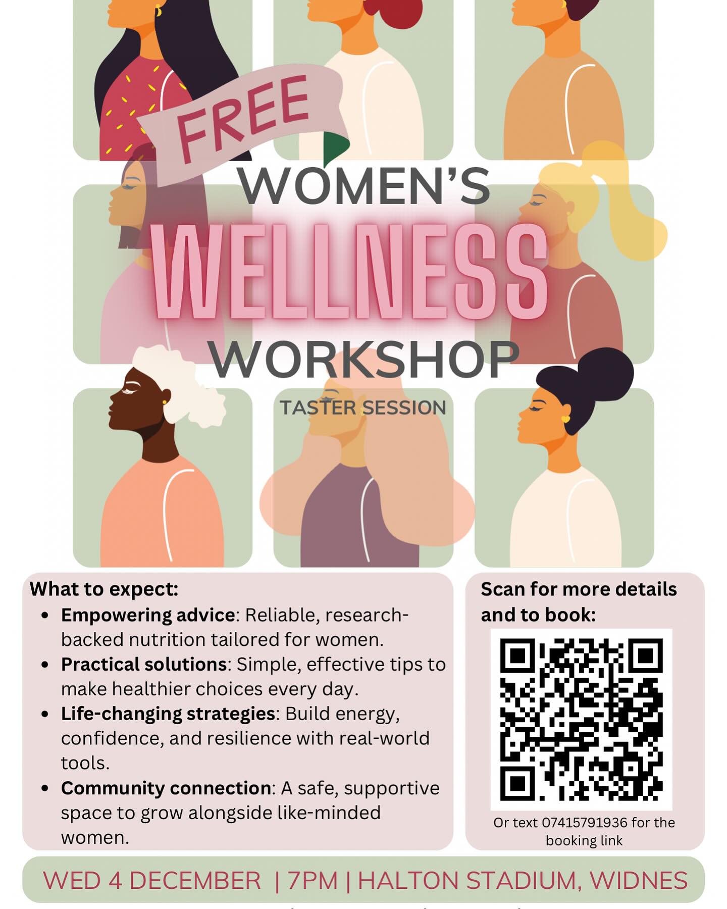 ✨ Calling all women in Halton, St Helens and Liverpool! ✨
Are you ready to take charge of your health, feel more empowered, and embrace wellness, confidence and vitality? Join us for a free Women’s Wellness Workshop Taster Session – a space designed just for YOU.
🌱 Imagine leaving with tools to boost your well-being, connections with like-minded women, and the motivation to make lasting changes.
🌿 Whether you’re craving more energy, balance, or just a moment for yourself, this is your chance to take that first step.
🗓️ When: Wednesday 4th December at 7pm
📍 Where: Halton Stadium, Widnes
Spaces are limited, so don’t wait! Follow the link in my bio to grab your free ticket and invest in your wellness.
💕 Let’s do this together!
#WomensWellness #EmpoweredWomen #Widnes #Halton