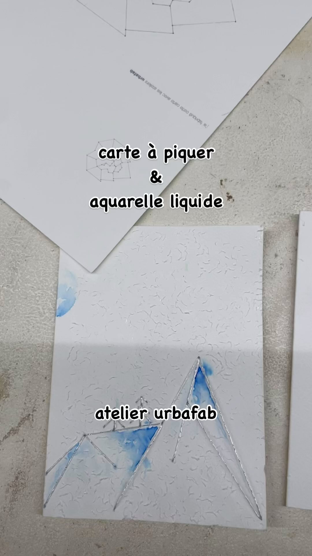 Carte à broder et encre liquide aquarelle.
.
#urbafab #loisircreatif #activitemanuelle #stage #woodworking #diy #pourvous #activiteenfant #ateliercreatif #marseille #kids #aquarelle #animaux #carteabroder