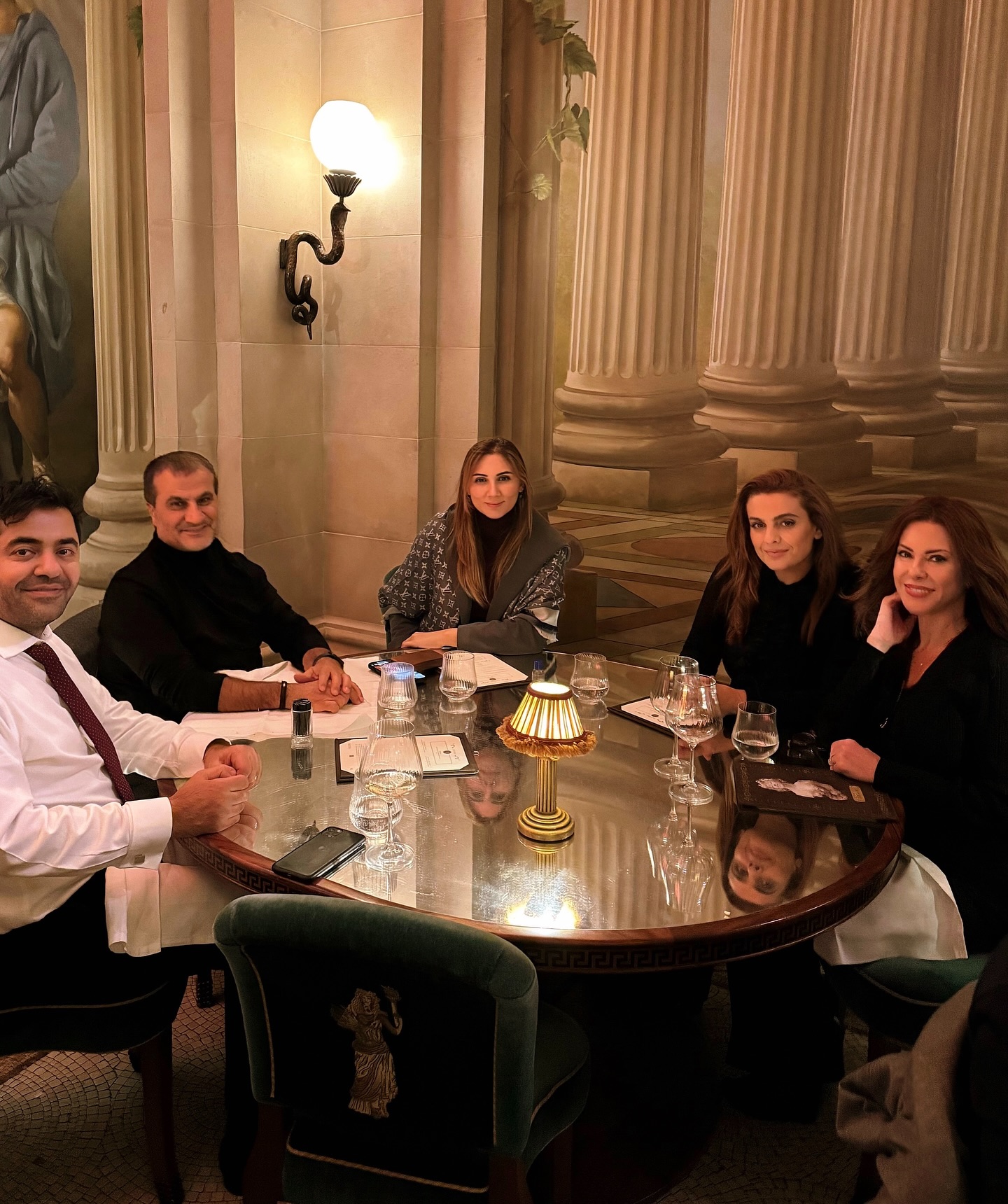 Lovely dinner with dear friends 🙏❤️🥰 #blessed