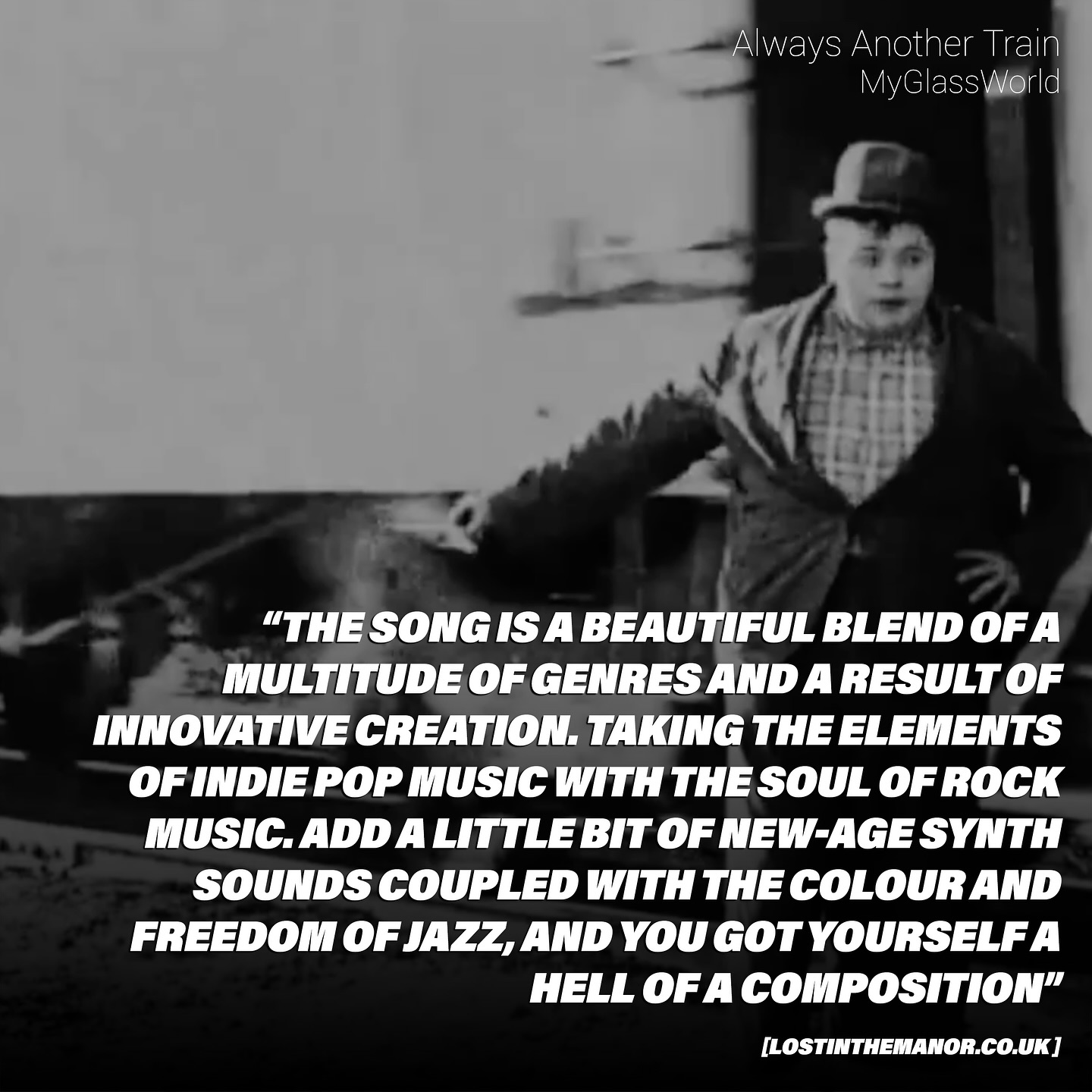 Strong words from @LostInTheManor_Blog on our new single ‘Always Another Train’, the track’s taken from our forthcoming album, more news on that soon!
See the review / single via the link in our bio.
#lostinthemanor #myglassworld #alwaysanothertrain #train #newmusic #outnow #strandedassets