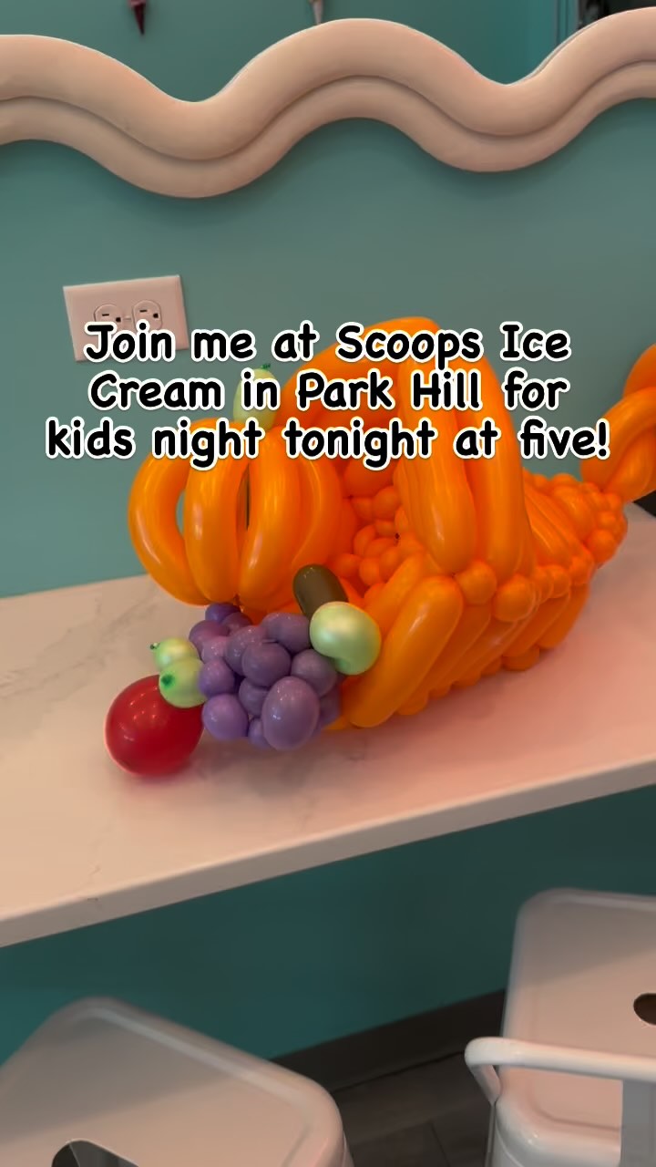 @scoopsdenver kids night is TONIGHT at 5pm!