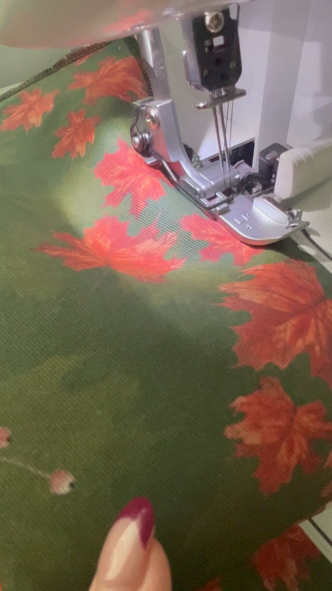 Overlocking edges to prevent fraying #overlocker #handmade #textiles #handdrawn #smallbusiness #sustainable #interiordecor #cushions #cushioncover