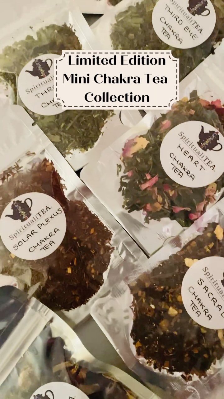 For the 2024 Festive Season we have released this Limited Edition - Mini Chakra Tea Collection.
That’s 35 cups of Tea including our 3 Award Winning Chakra Teas - Heart, Third Eye and Solar Plexus Chakra Teas. Wrapped together in a Christmas ribbon and you can also add a stunning Christmas themed Mug.
A great gift that offers a taster of our delicious Naturopathically formulated blends filled with love and healing Lemurian energy.
Perfect for everyone;
Tea lovers, who can never have enough tea.
Your Spiritual friends, as this way they don’t have to choose which Chakras to work on, they can work on them all.
A Teacher or Relative gift when you don’t know what tea they like.
And of course, a gift for You.
#christmas #giftpack #minichakrateacollection #chakratea #melbourne #naturopath #awardwinningtea #christmasgift #tea #lovetea