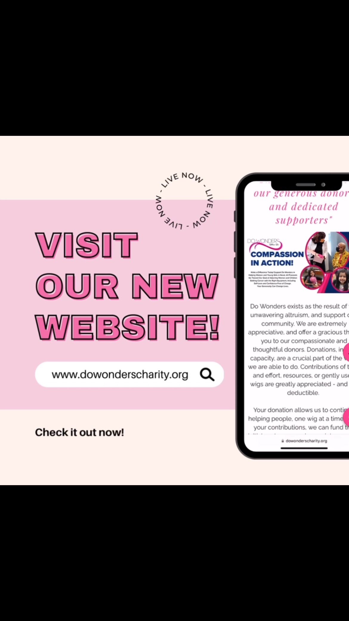 🎉 Exciting news! We’ve revamped our website, and it’s now live! 🌟 Explore our new features and see how we’re making a difference. Visit us today and join us in our mission to make a positive impact. 💻 💕
#CharityUpdate #NewWebsite #MakeADifference #DoWonders