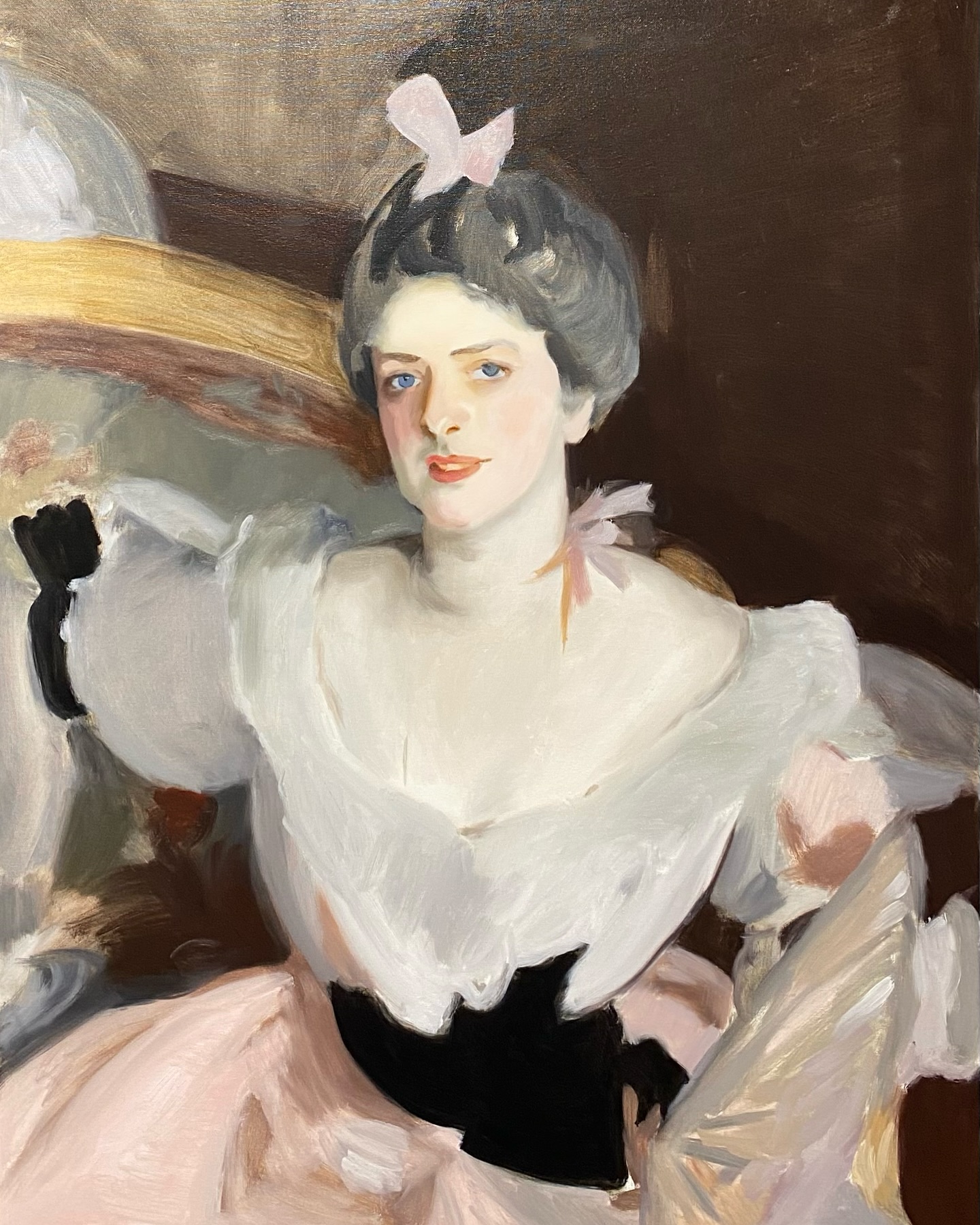 Winter Exhibition - Affordable Art Fair with live painting sessions of a Mastercopy of a section of a John Singer Sargent painting, now on in my Atelier every day from 15:00 to 19:00, until the 27th of November #andorra #artandorra #whattodoinandorra #ordino