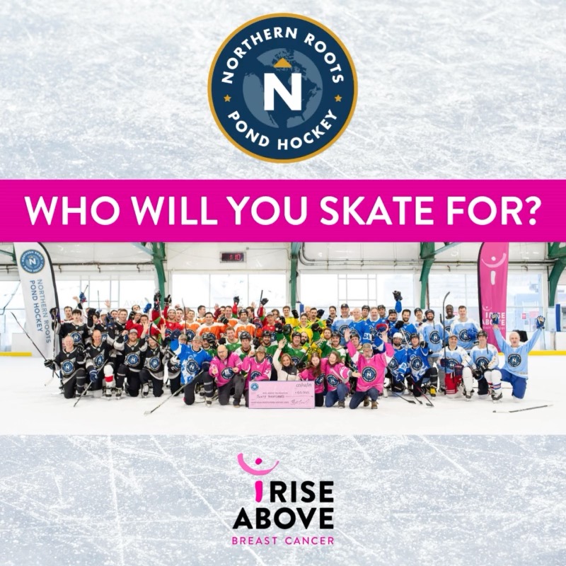 Powered by Northern Roots Hockey, this event is the ONLY Pond Hockey Charity Tournament where former NHL Players come together to play hockey for an important cause! To:
1) bring awareness to the unique challenges and associated urgent needs of young women (and their families), during and after breast cancer; and
2) raise critical funds for iRise Above Foundation's critical mission programs that empower, inspire, and support young women to heal and live well.
Proceeds support @iRise_Above so they can continue to create a world where young women are empowered, supported, and inspired to cultivate an outstanding quality of life, during and after breast cancer. iRise Above provides young women with targeted, age-appropriate, and integrated health and wellness resources, tools, and strategies that enable them to rise above the residual effects of breast cancer, so that they can heal and live well.
When we change the breast cancer experience for young women, we change the experience for everyone! Please consider donating and sharing the crowdfund to maximize the impact!
Register here: https://www.iriseabovefoundation.org/northern-roots-pond-hockey-charity-classic-2025
Donate here: https://iriseabovefoundation.kindful.com/northern-roots-pond-hockey-charity-classic-2025