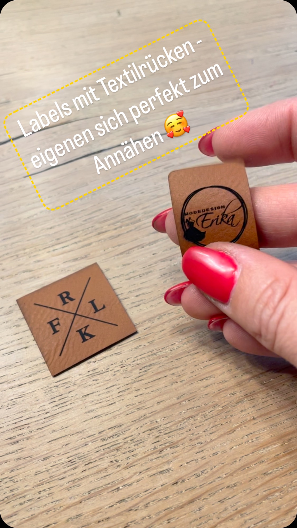 Bei mir gibt es die Labels auch mit weichem Textilrücken! Diese eigenen sich perfekt zum Annähen 😍
#label #nähen #nählabels #labelszumannähen #personalisiert #diy #österreich #austria #nähenmachtglücklich #kleidungnähen