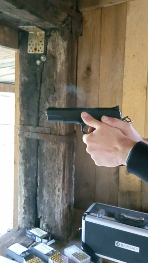 Bul 1911 con canna compensata Cal. 9x21... Smooth operatore!