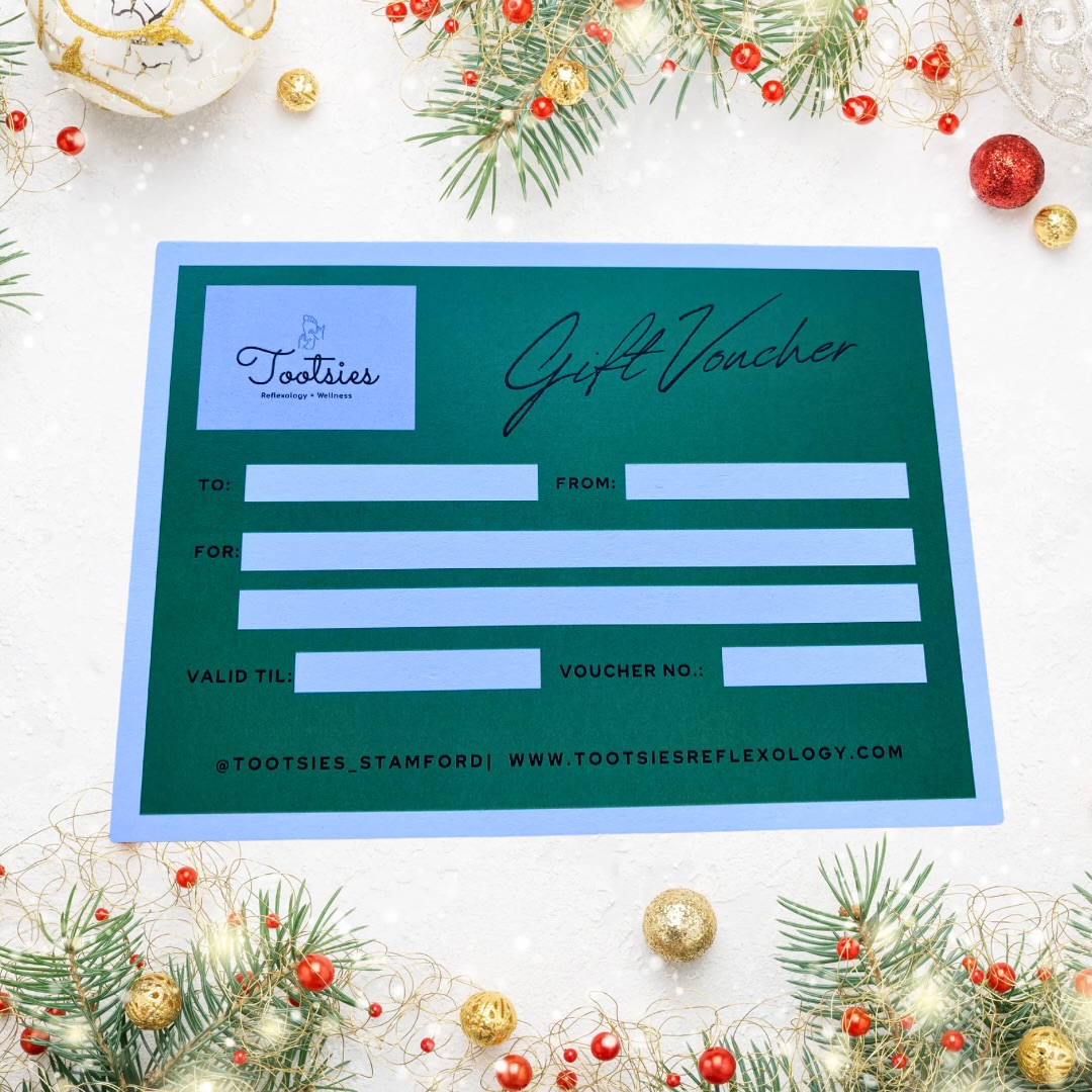 Give someone this Christmas the gift of relaxation with a treatment voucher.
Gift vouchers can be purchased starting at £5 with treatments starting at £20.
Dm to purchase vouchers or buy online on my website link in bio 🎄
#reflexologygiftvouchers #reflexology #reflexologymassage #reflexologygift #stamfordreflexology #oakhamreflexology