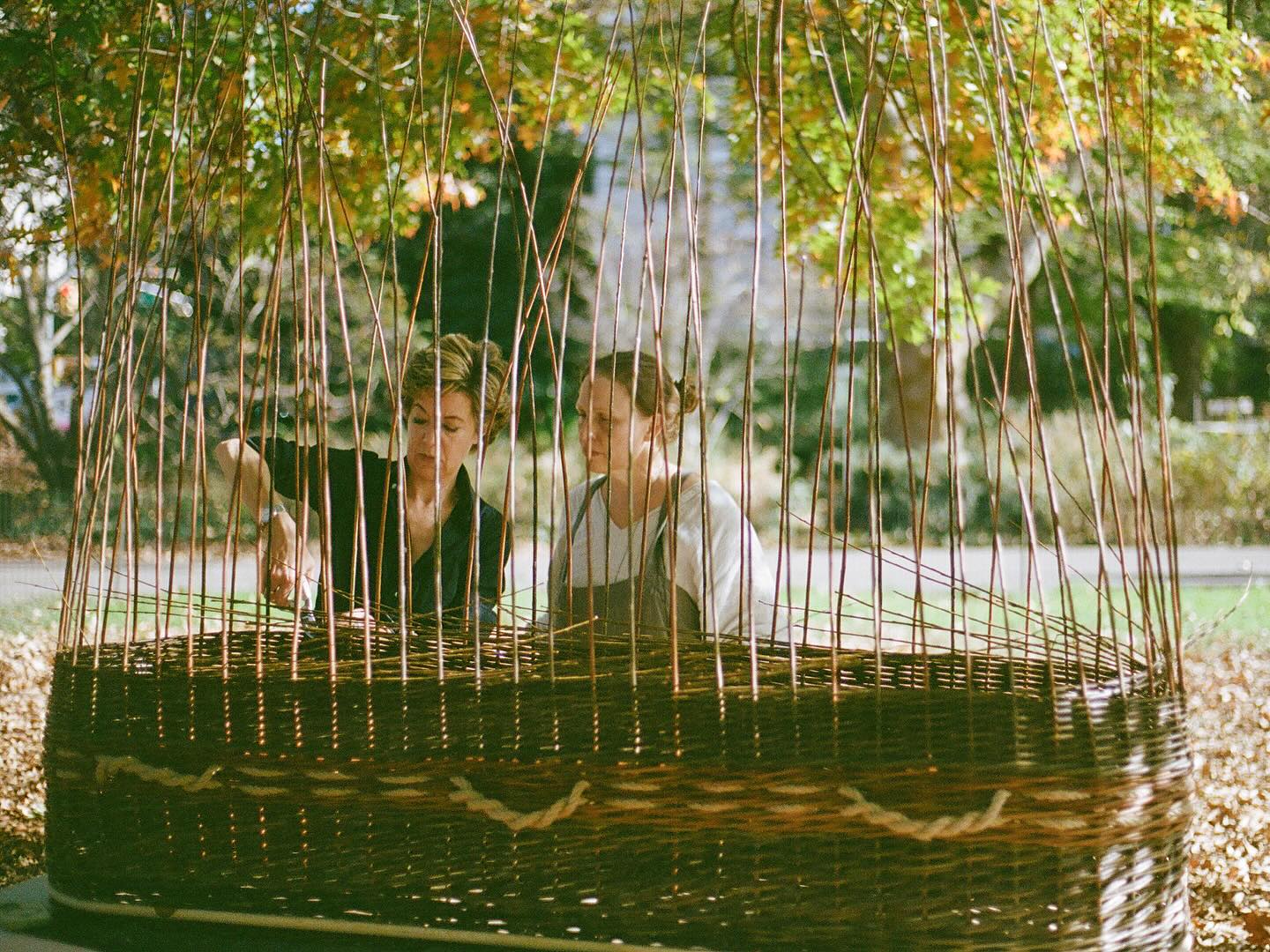 In a world of quick phone photos, what a joy and honor to have @tlagrega join us with his film and video cameras as we wove in Central Park. This is my favorite picture of @alixstrauss and me weaving her casket together. These photos feel like that day—complex and beautiful. Thank you Thomas for your time and talent and generosity!
#willowcasket #willowcoffinweaving #centralparknyc #newyorktraffic #uppereastside #waitforthebook #nostalgia #filmphotography