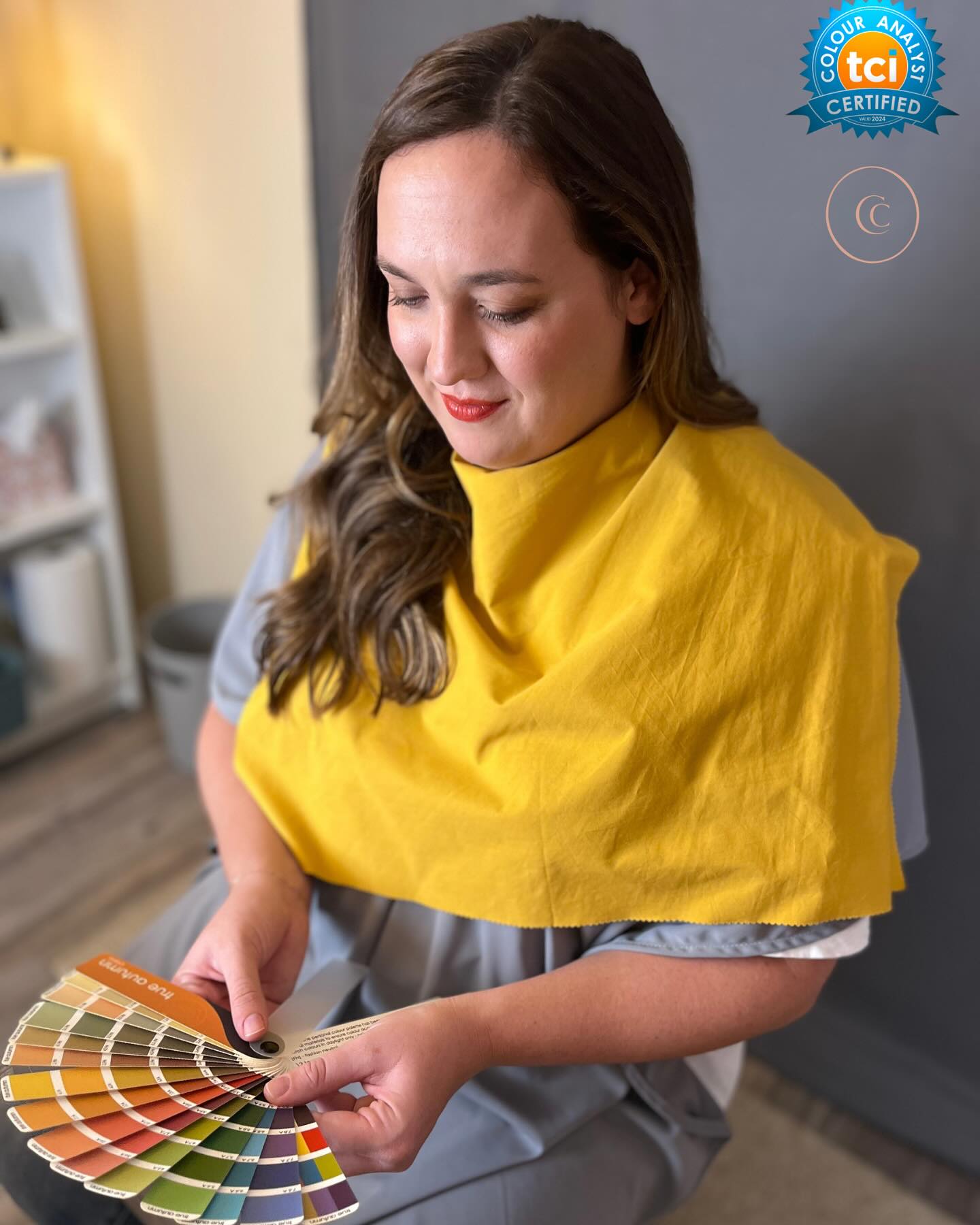 Beautiful Waco client today!! Look how she radiates in this yellow!! 😍 #wacosmallbusiness #tcimethod #wacobeauty #wacomoms #killeenbeauty #harkerheightstx #georgetowntx