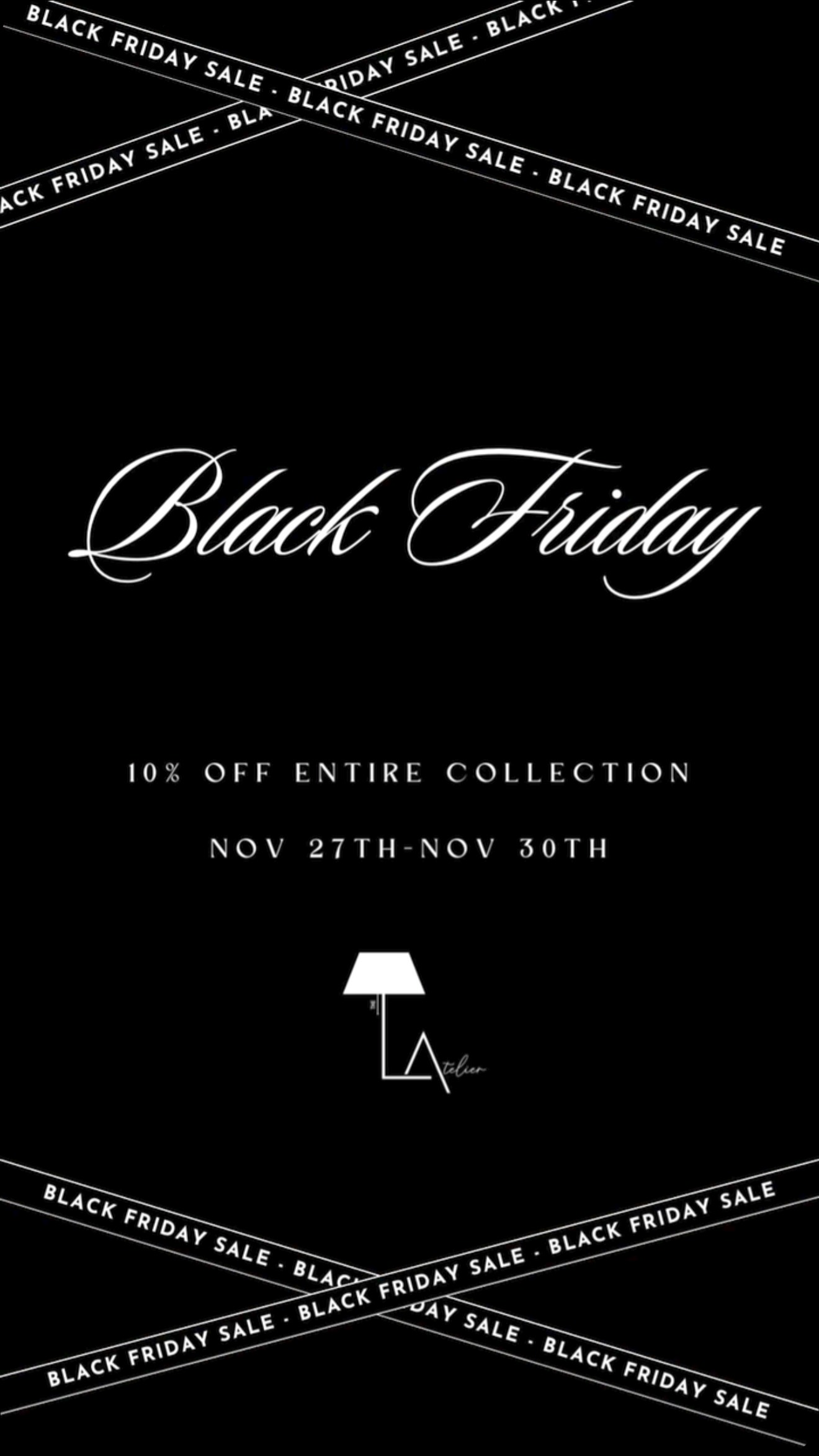 ๐๐๐๐๐ ๐
๐๐๐๐๐ ๐๐ ๐๐๐๐!
Donโt miss this opportunity! The entire website is now 10% Off! And for a limited time only!
Visit our website now by clicking the link ๐ in our bio and order your bespoke handcrafted lampshade with your favorite finishes with 10% Off!
Take advantage of the tabletop collection offer and order your favorite placemats and napkins to elevate your tables this Holiday Season.
From November 27th to November 30th use BALCKFRIDAY code and enjoy 10% Off on the entire website!
#balckfriday #bespokelampshades #homedecor #customlampshades #handmade #tabletop #handmadeplacemat #linennapkins #lampshademaker #linenlampshades #madewithlove #homeinterior #interiordesigner #handcrafted #madeinusa #falldecor #lighting #hancraftedilumination #beautifulhomes #entrepreneur #
#the_lampshade_atelier