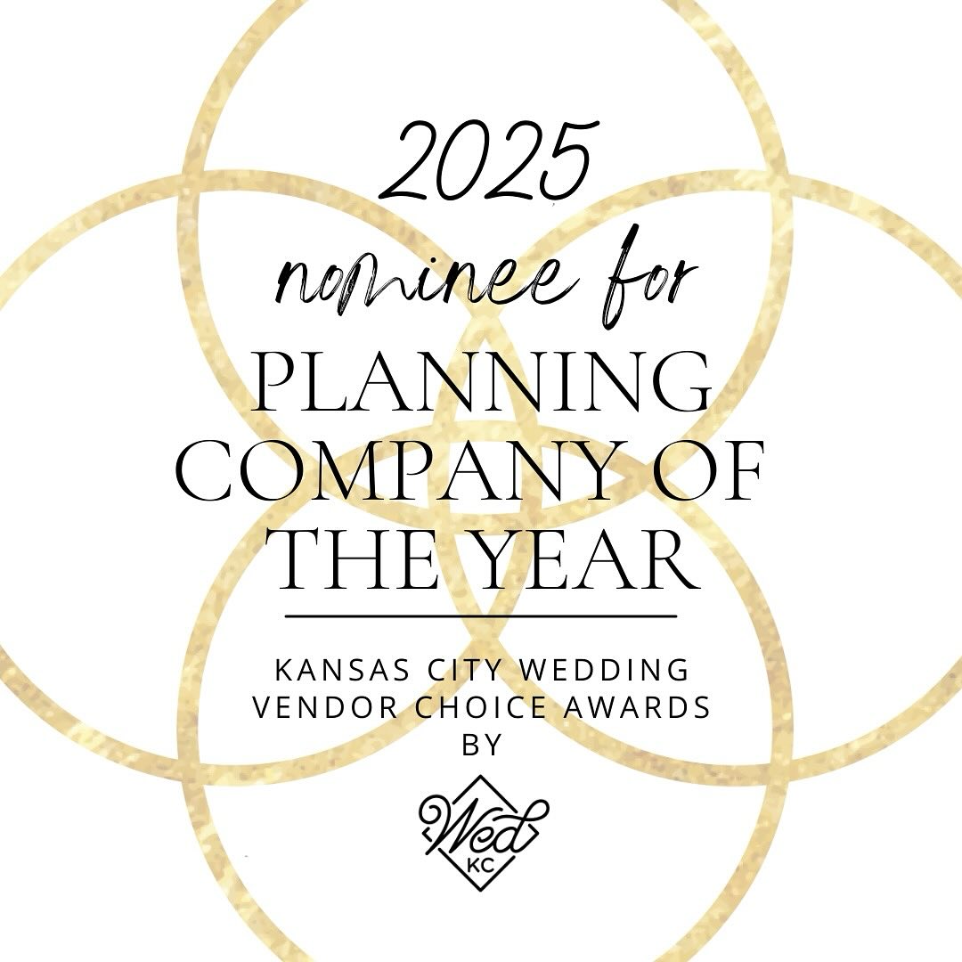 I’d say I’m not crying… but it’s not true. Love water is dripping from my eyes! Thank you to all of the vendors who took the time to nominate me and my company for this award. Over my journey as a wedding planner I’ve focused heavily on making sure my processes help both my couples/their families AND their vendor teams. I truthfully have the mindset that the TEAM is what makes a wedding successful and stress free for our Brides and Grooms, so to be nominated by my fellow wedding vendors is truthfully an honor! 🍻 to the industry we all love and supporting one another! @wed.kansascity thank you for the kindly worded email, lots of thought and love goes into this and it’s appreciated!