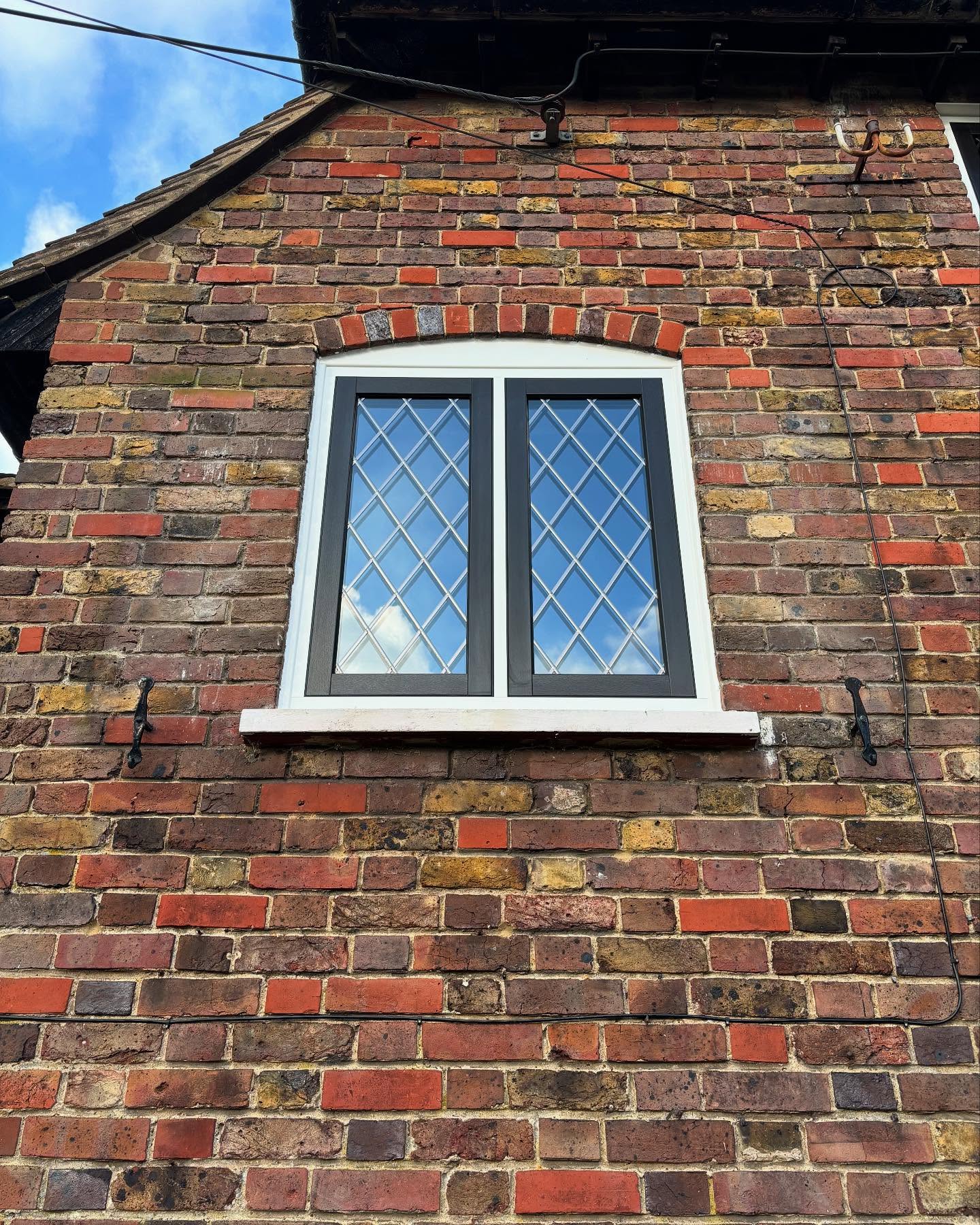Two stunning Timberlook windows installed today in Prestwood
The customer has gone for white frames with blacks sashes to keep the property looking traditional to what was there before. This can be seen in the before pictures at the end.