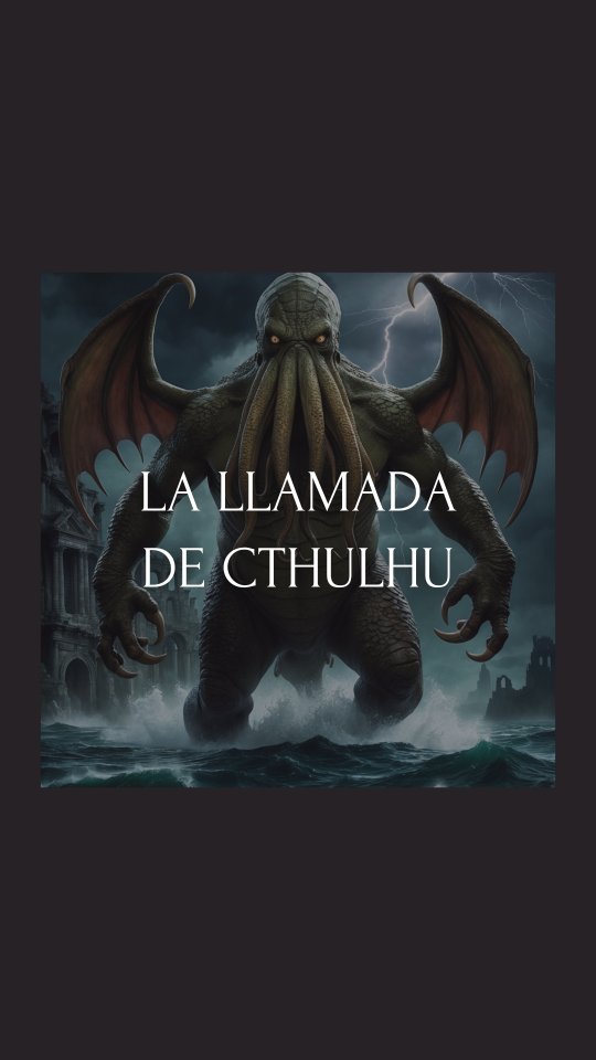 Fragmento de LA LLAMADA DE CTHULHU, de H. P. Lovecraft, que narra la única escena en la que aparece la criatura en torno a la que gira la mayor parte de su obra. ¿Os atrevéis a leerlo? 🐙