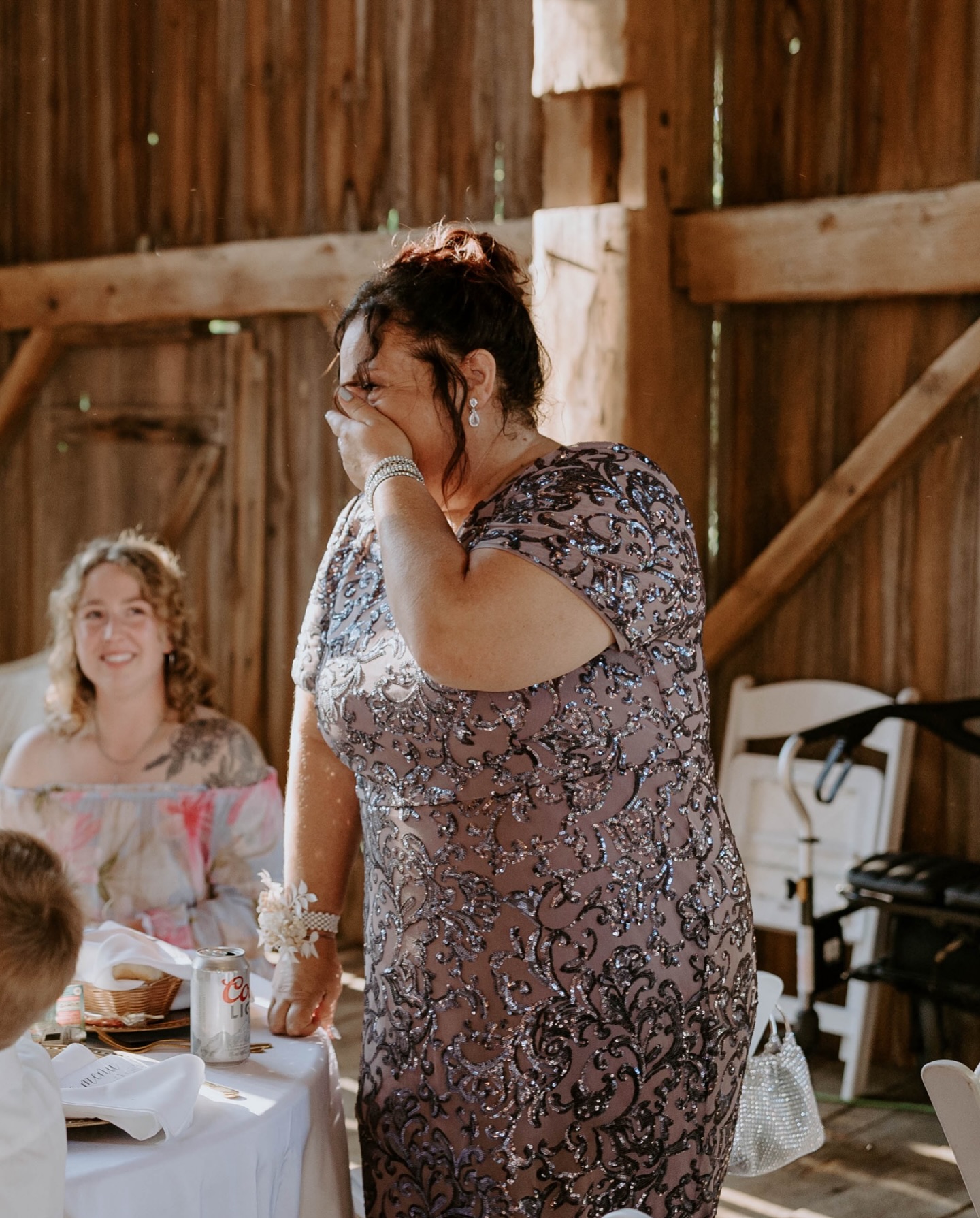 Wedding are my favourite for so many reasons. One is the pure RAW emotion experienced throughout the day. The love and laughter. The excitement and joy. The tears from parents reminiscing over their babies, now adults, through speeches and memories, or giving them away to their partner. I’m there for it all. I LOVE IT. Sometimes I’m there with them crying behind the camera.
The most emotional part of this wedding was this moment. The groom, whose mother was there in spirit, surprised his mother in law with the mother son dance. It was the most tear jerking moment. This is what I am here for to capture these moments. So you can cherish them forever. 🫶🏼