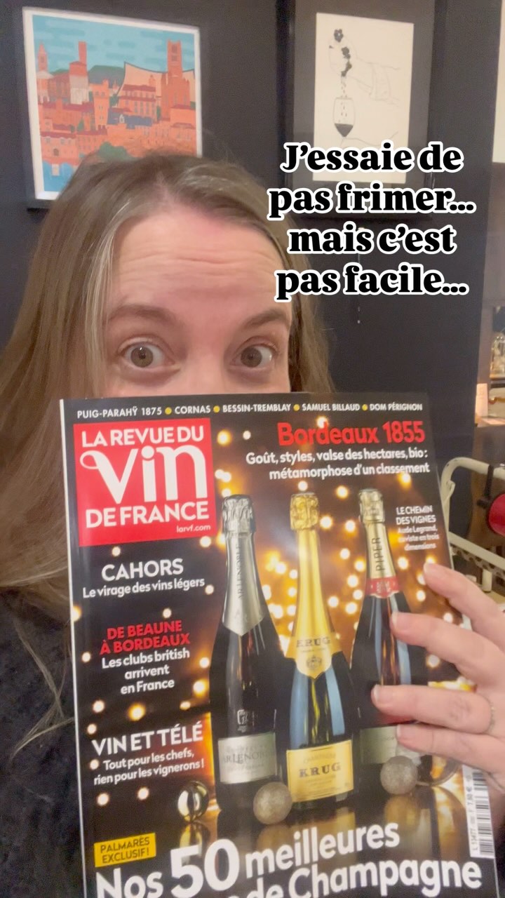 C’est Noël avant l’heure pour moi, un doux espoir que je caressais depuis des lustres sans jamais y croire vraiment… et puis voilà mon travail qui apparaît dans la revue du vin de France.
Je suis remplie de joie, de gratitude, de reconnaissance ♥️
Merci Caroline
#princessegarage #presse #larvf #vigneron #vin #winelover #onparledemoi #ideecadeau