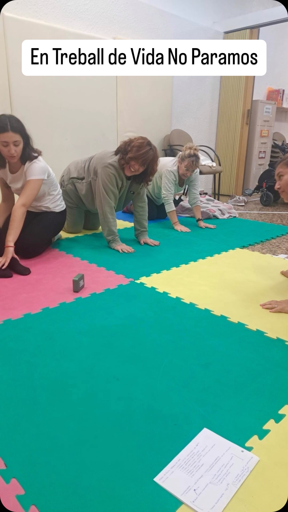 Jueves intenso en Treball de Vida, mañana de Fisio y Boccia y por la tarde seguimos con el Belen