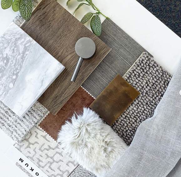 INTERIOR DESIGN // A beautiful interior flat lay of a project in the making.
#interiordesignstudio #designflatlay #baysideinteriordesign