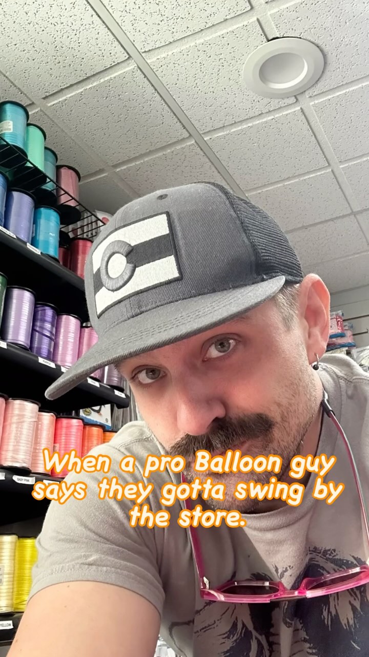 I'm at the Balloon store more than the grocery store! #hicodistributing #behindthescenes #balloon #balloonart #denverballoonguy #balloonartist