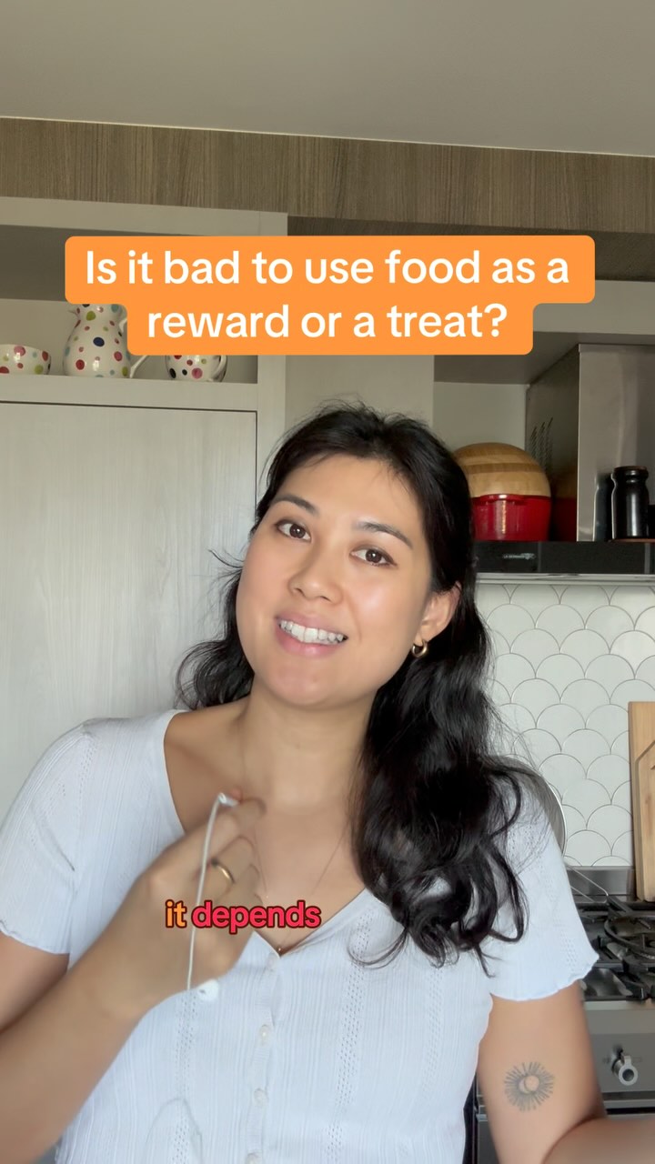 Treat yourself! Or not? Some of us learn to be more food driven than others, probably from our upbringing, but also related to our genetics.
In short, it’s not automatically a bad thing, but it could be a good indicator and something to be mindful of. Especially in this holiday season, which can get busy and stressful, you might notice if this is something that doesn’t serve you and might help you eat better to have a more neutral view of food.