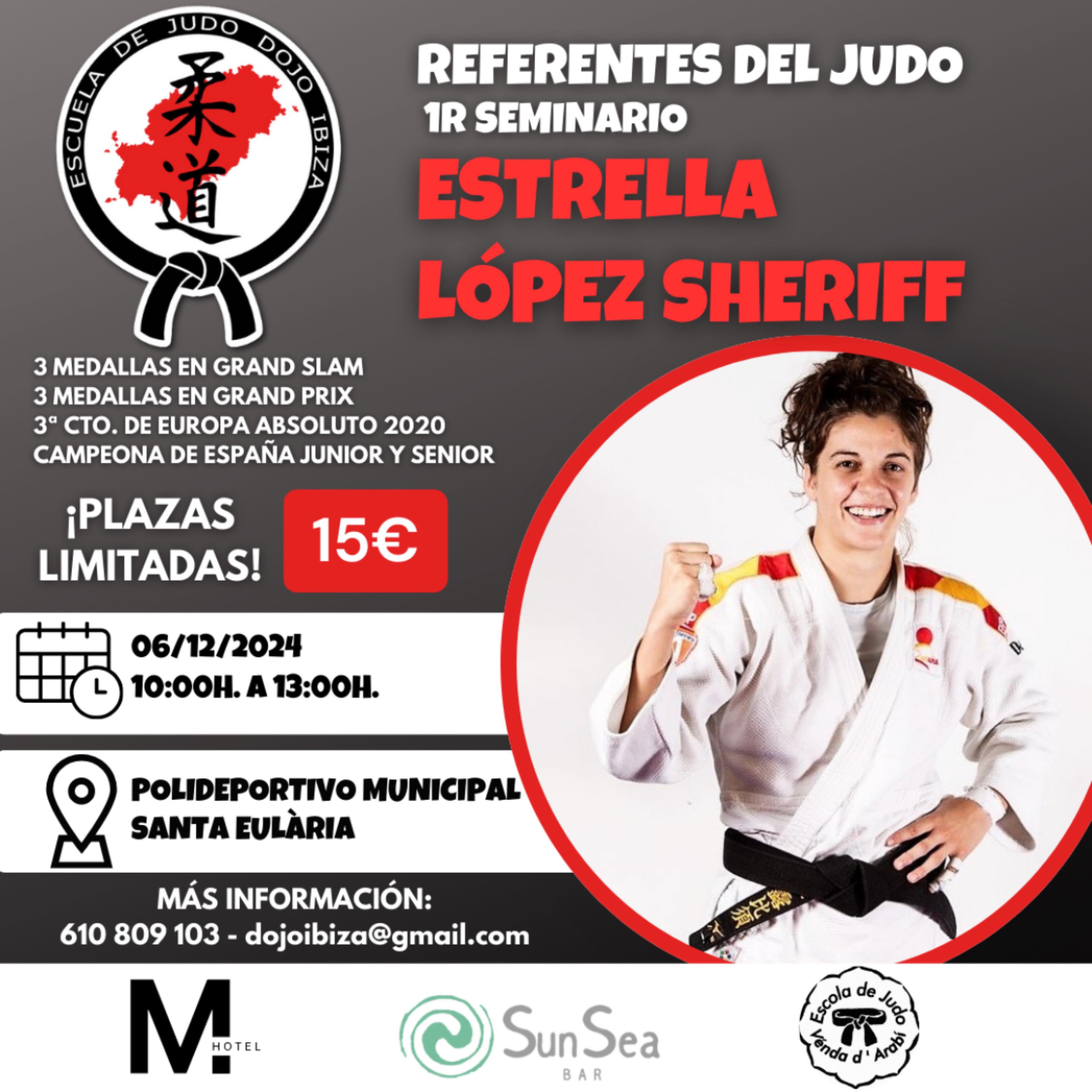 Muy contentos de empezar los seminarios con referentes del judo con una judoka como Estrella! Ya queda muy poquito!! Tenéis el enlace para hacer la inscripción en el link de la bio Atención! Para ampliar aforo cambiamos ubicación (solo a 100m del anterior)
No os lo podéis perder!! A partir de infantiles hasta veteranos