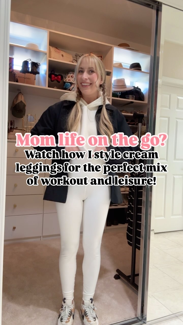 Mom life means always being on the go, but who says you can’t look stylish and comfy? 💕 These cream leggings are the ultimate wardrobe staple for workout sessions and casual errands. Effortless, versatile, and oh-so-chic! 🙌
How do you style your favorite leggings? Let me know below! ⬇️
.
.
.
.
.
#momonthego #creamleggings #athleisurestyle #effortlessfashion #casualchic #workoutwear #leisurewear #momstyleinspo