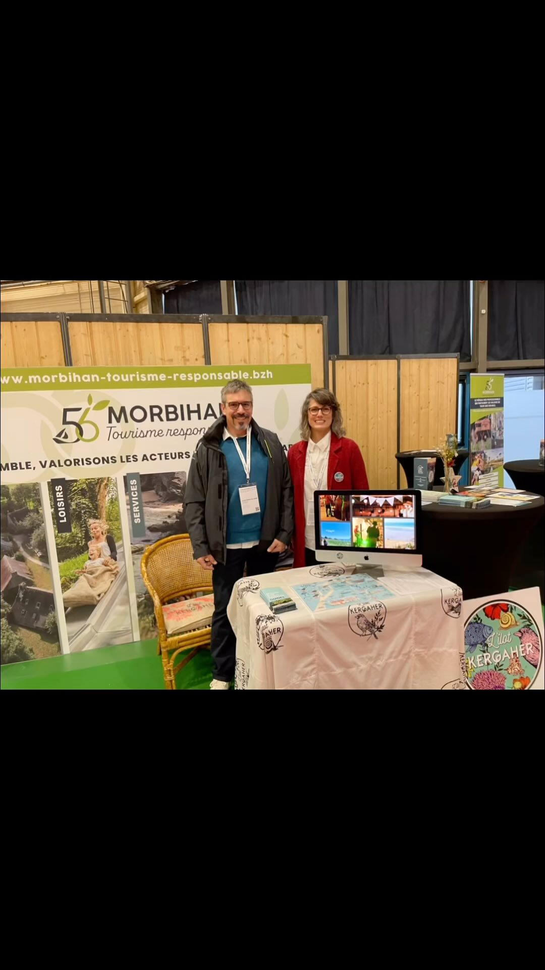 #slowtourisme . Venez nous rencontrer à Vannes au salon « La Nouvelle Aventure », tout le week-end. On vous fait découvrir Les Slow Séjours à L’îlot Kergaher! #bzh #lîlotkergaher #Norbert&Chloé