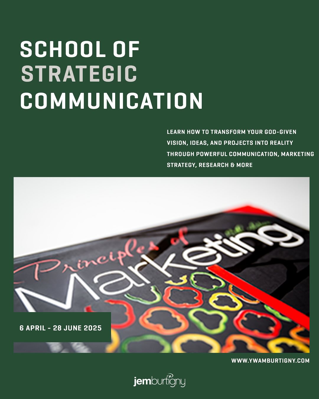 “GOOD COMMUNICATION IS THE BRIDGE BETWEEN CONFUSION & CLARITY.”⠀
⠀
Our world needs more clarity, simplicity and truth. It is astounding to realize how Communication impacts our lives, relationships, and work⠀
⠀
The school of Strategic Communication will help you connect the dots btw faith, creativity, and passion. ⠀
⠀
Join us in Spring 2025 and be part of a vibrant learning environment that will inspire, challenge and help you harness the potential God has placed inside of you. ⠀
⠀
→ DM us for more info or check out the link in our bio!