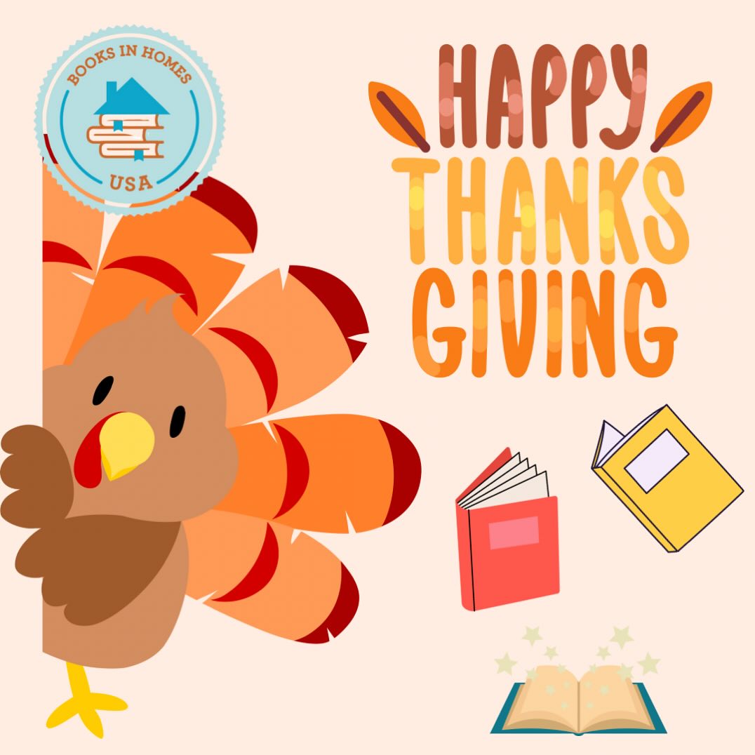 Grateful today and every day for the chance to share the gift of books and inspire young readers! #thanksgiving #happythanksgivng #literacy