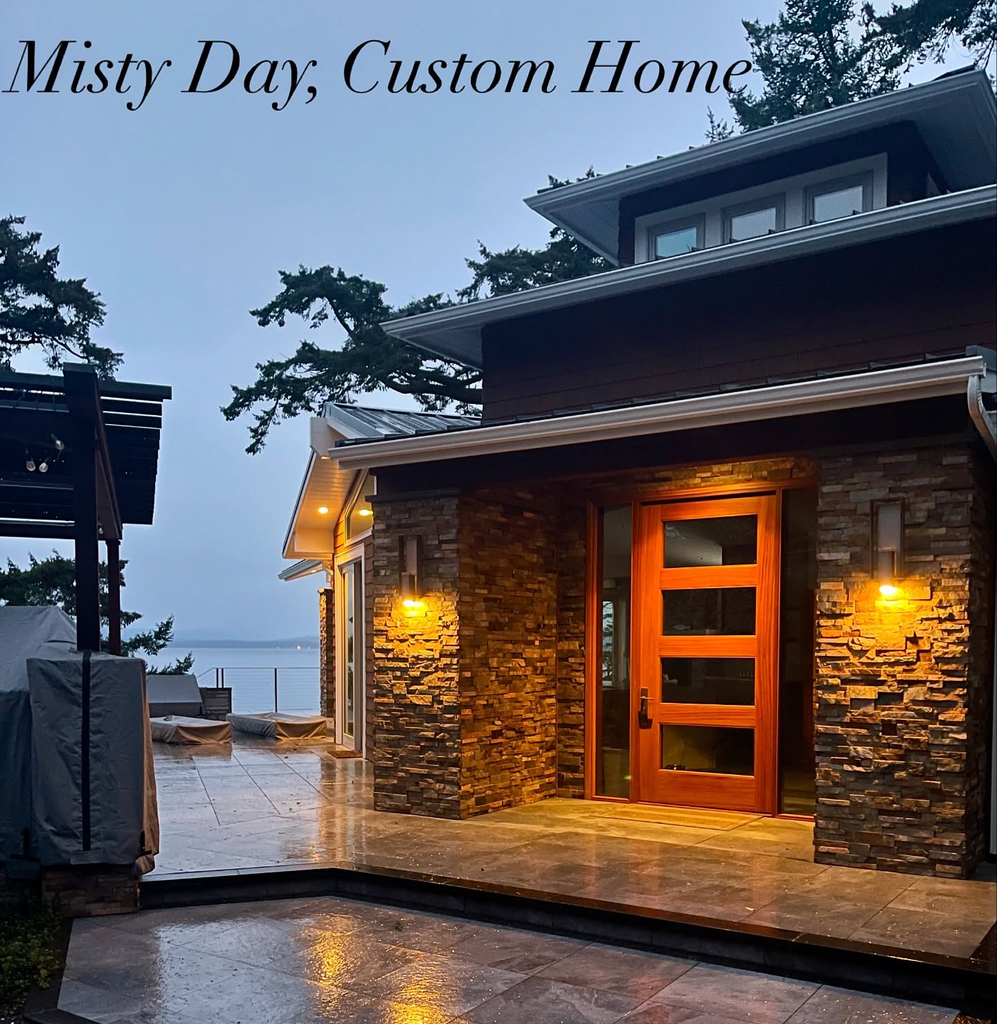 It’s fun to revisit our projects and seeing how its exteriors and interiors are standing up to the environment. Our island shoreline weather exposure can be harsh in the winter#customhomes#customresidential #shorelineproperties #sanjuanislands #washington #exteriors #newinteriorsontheblock #contemporary #contemporaryhome #bellmontcabinets #bellmontdealer