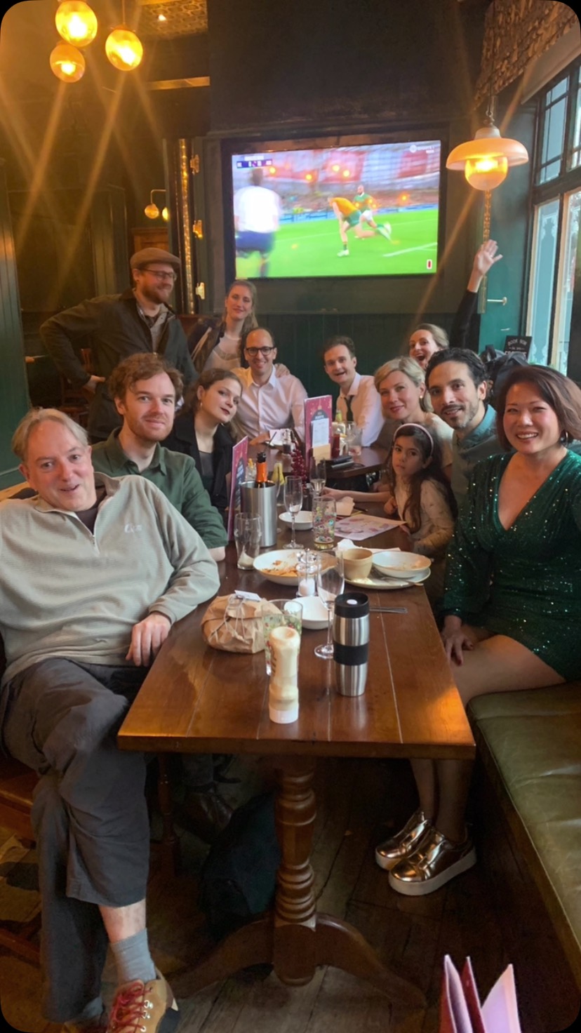 Post performance drinkies!