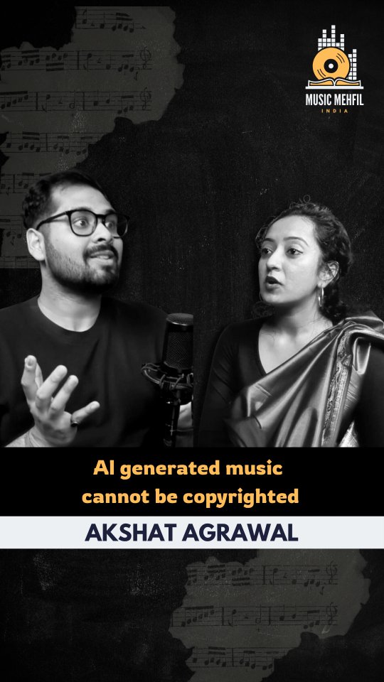 AI generated music cannot be copyrighted.
.
.
.
#musicmehfilindia #aimusic #aicopyright #copyrightlaw #iplawyer #indianmusicindustry #indianmusicbusiness #iprs