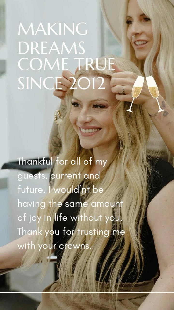 A little late in the day but I have a moment to thank all of you.
It’s been a long run with many years ahead of me and I remember every single one of you and how you have touched my life.
Your stories, your experiences. The good, the bad (which is always just a really interesting life lesson), the fun, the fabulous and as always the hair.
Thank you for trusting me with the crown you never take off and sticking with my wild, silly, oddly serious at times self.
Cheers to this Holiday season kick off! Love you all.
#sacramentohairstylist #sacramentohairextensions
#sacramentohandtiedextensions
#norcalhairextensions #norcalsalon
#sacramentoextensionsalon
#sacramentohairsalon
#sacramentocolorist #sacramentohaircolor #sacramentohairtoppers