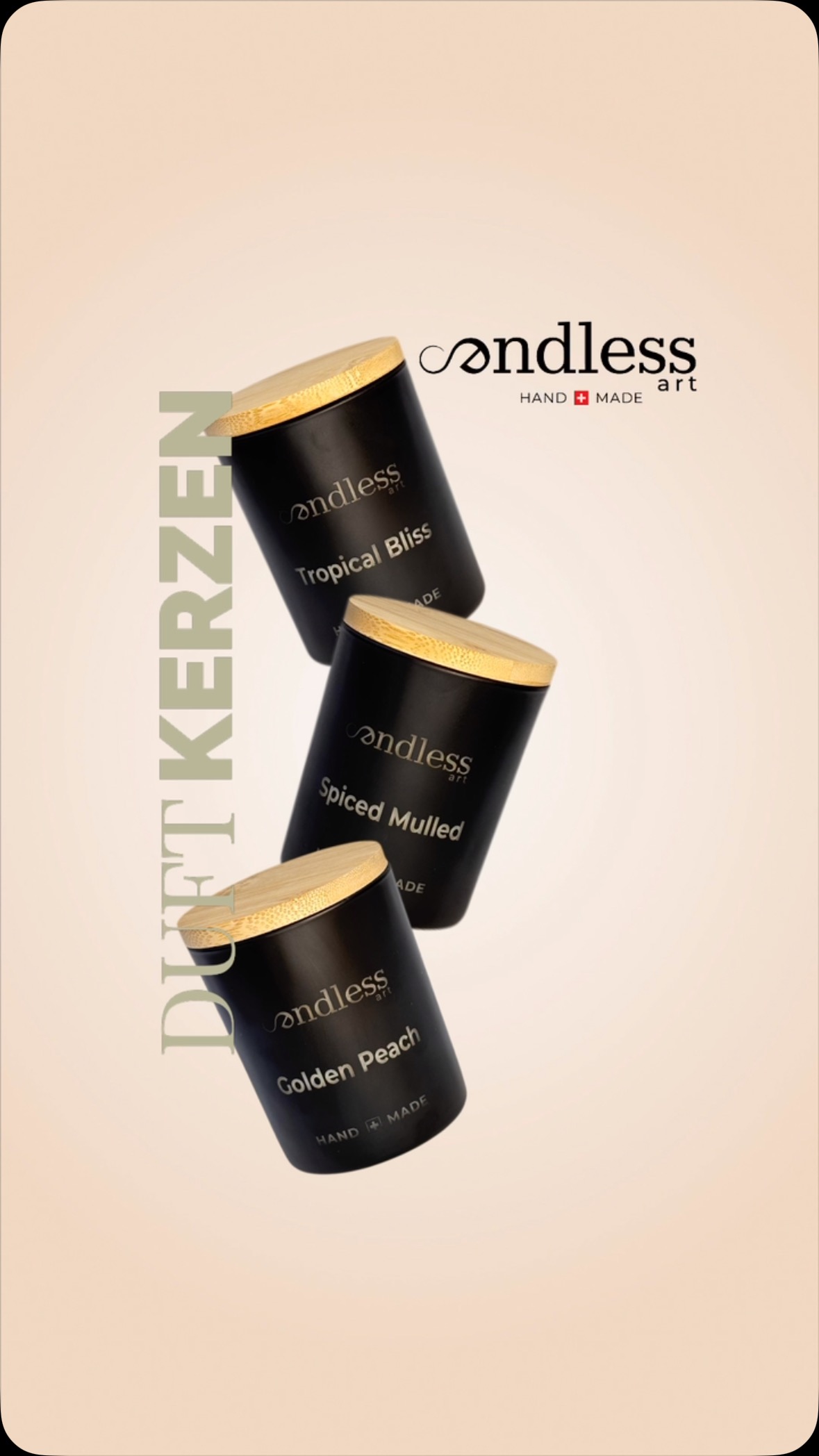 Duftkerzen Hand Made in Appenzell Ausserrhoden🇨🇭
Lass dich von den vielen Düften inspirieren und finde deinen persönlichen Favoriten.
Alle Produkte sind von Hand gegossen und bestehen aus 100% Sojawachs.
Entdecke die Duftkerzen: www.endless-art.ch
#duftkerzen #kerzen #home #geschenkideen #handmade #raumduft #cosyhome #suisse #geschenk #luxus #verwöhnen