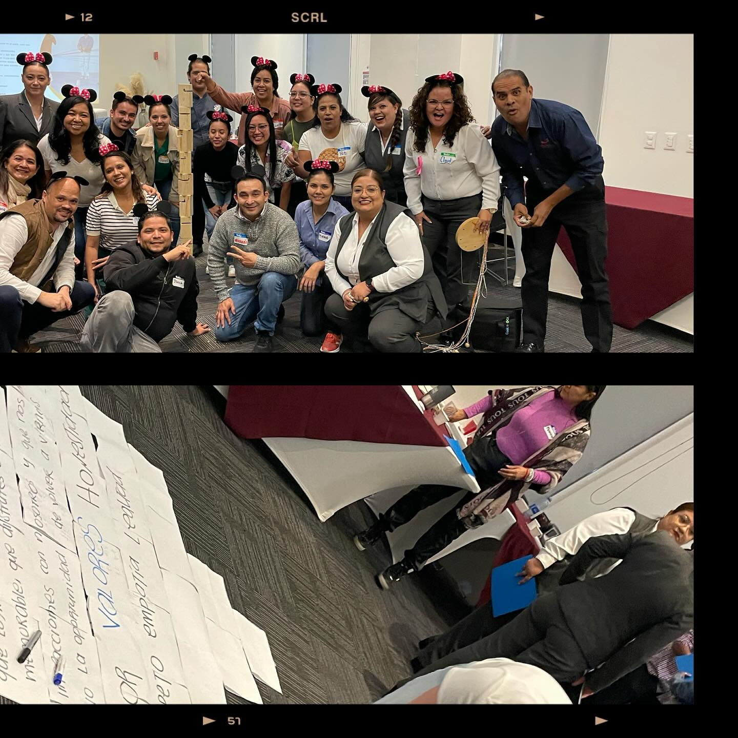 “¡Creando magia juntos! ✨ Así se vive la experiencia de nuestro taller basado en el modelo Disney, donde cada detalle importa para transformar la cultura de servicio al cliente. Desde la colaboración hasta las sonrisas, estamos construyendo momentos inolvidables. 💫 #CalidadDisney #MagiaDelServicio #CulturaDeExcelencia”