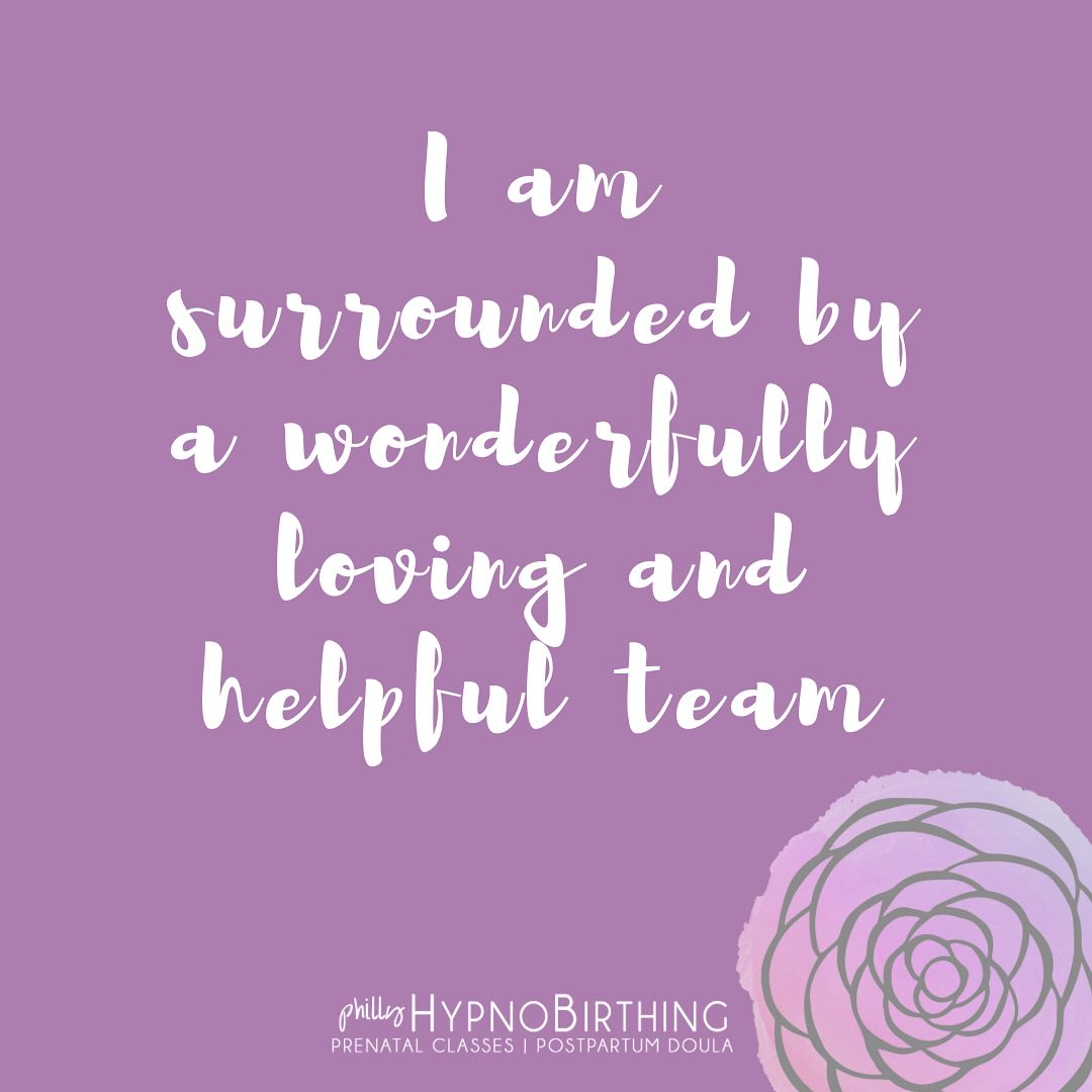 A great #affirmation to be able to lean into trust and surrender. When we trust our team we can truly lean in and let go 🌊. That’s when the magic of #birth can happen 💫.
#positiveaffirmations #birthaffirmations #hypnobirthingaffirmations #phillyhypnobirthing #positivethinking #positivebirth #positivepregnancy