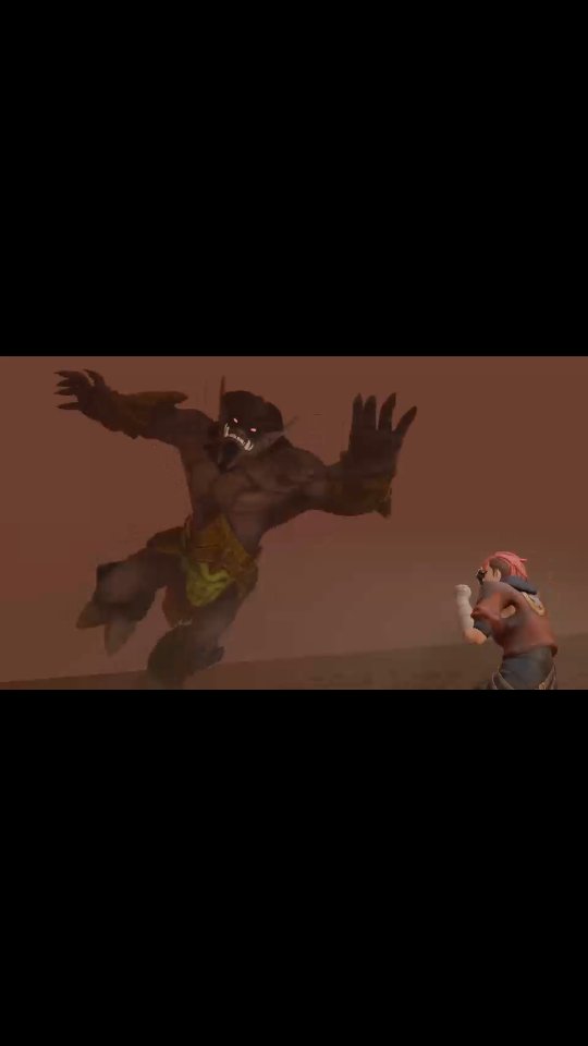 @anim_challenge this month was Arcane themed, so I haaad to try and find some time after work to do a lil shot :D
I didn't have anything like a Warwick rig, so I had to improvise, recolor the textures and cut the wings of a Gargoyle rig, heheh, but it was fun messing around and trying some 2d effects
#3danimation #animation #animchallenge #arcane #