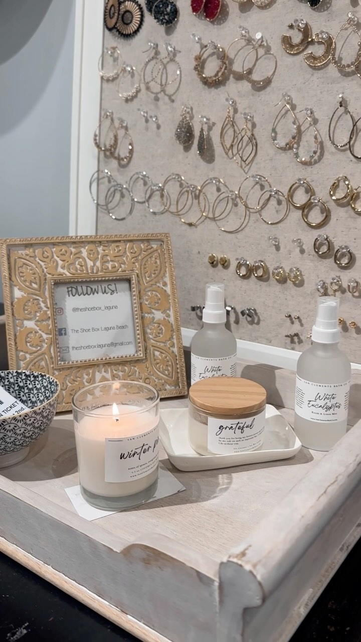 SMALL BUSINESS SATURDAY!
Light up your home and support small this #SmallBusinessSaturday! 🕯️✨ Every candle is hand-poured with love and care, just for you. Thank you for shopping small and making a big difference!
Shop our sale in person at @theshoebox_laguna for 30% off products… plus The Shoe Box has their annual balloon sale through their store with discounts for up to 60% off products!
Shopping online? use code BLACKFRIDAY30 for 30% off all products!
