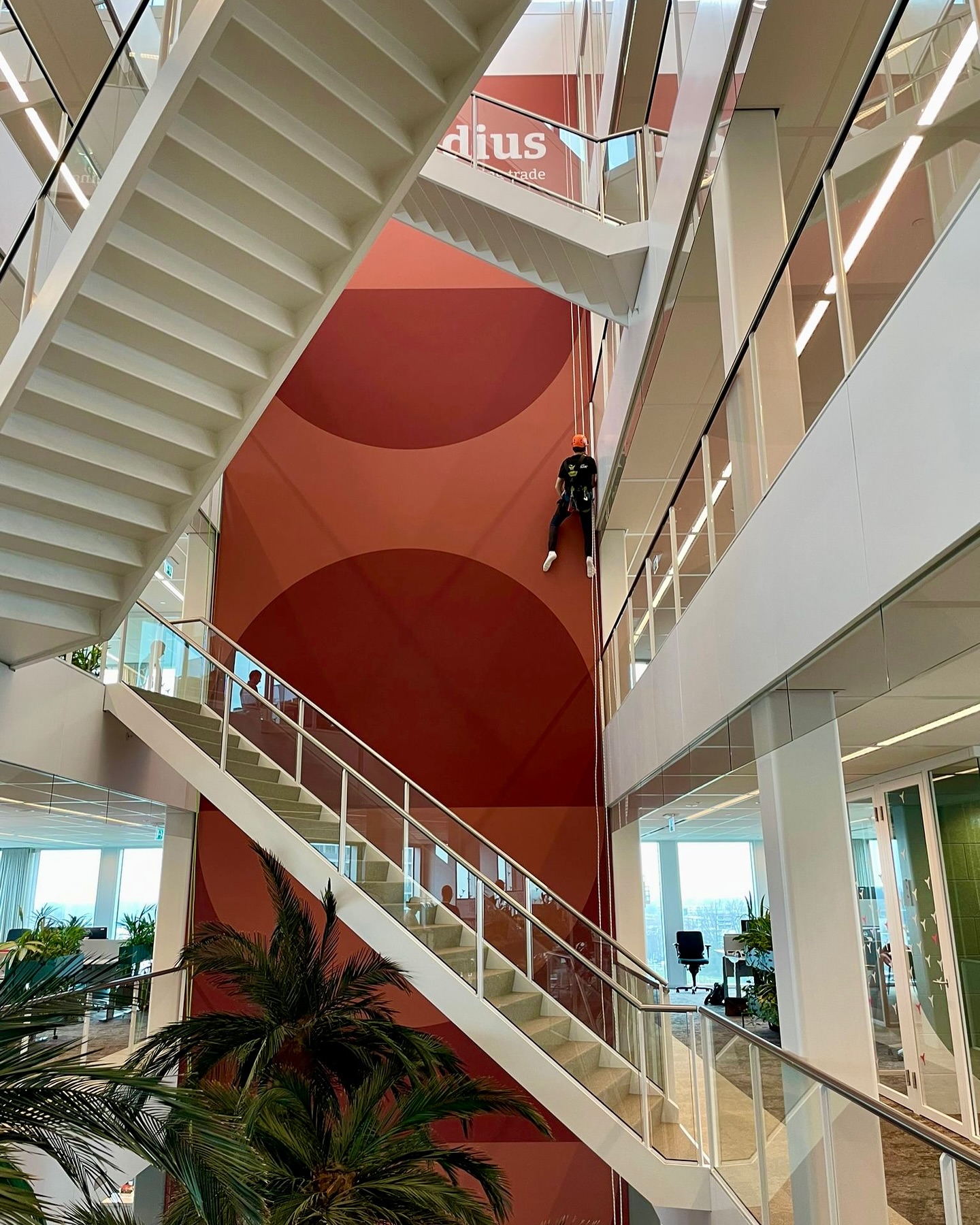 Atradius geheel voorzien van een 17 meter nieuw promotie doek.
@atradiusgroup samen met @zrgbv @dvcsign