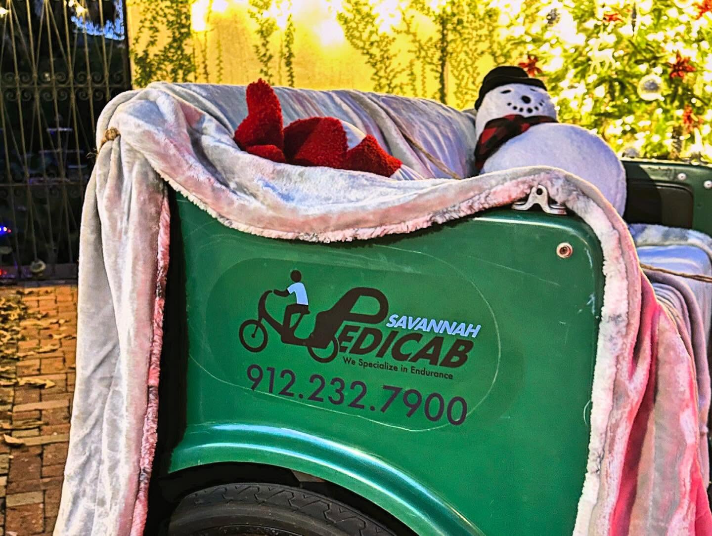 Cozy cab rides coming soon! Comment with your first festive stop.