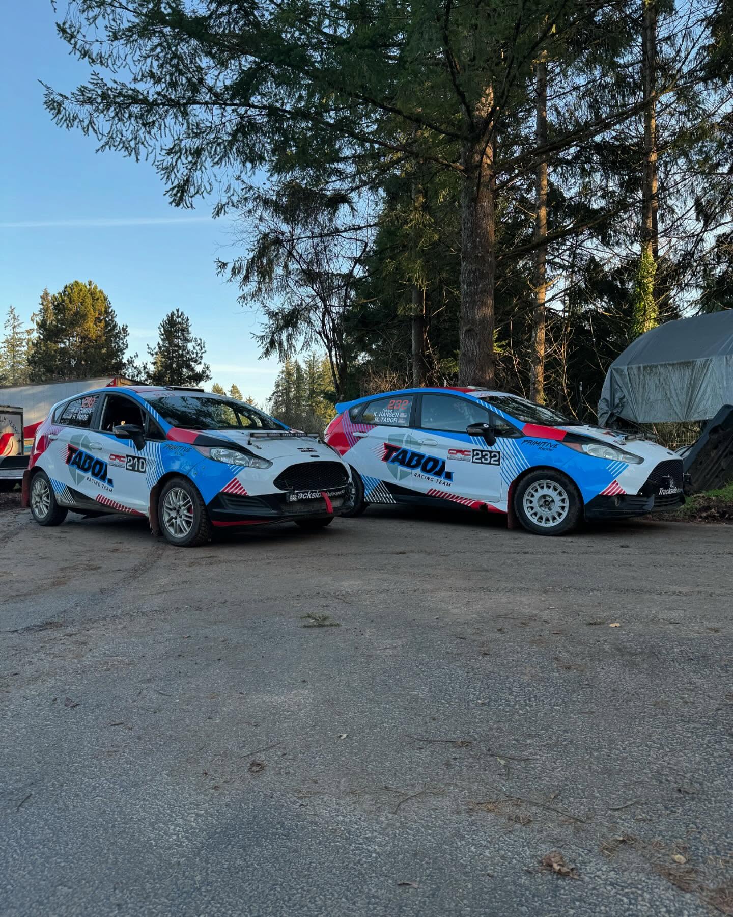 Also heading up north, the twins! Freddy and Teddy will be heading up to the #canadianrallychampionship #bigwhiterally next week!
While car 209 and 232 attending last year, this will be @henry.tabor first time in the snow!