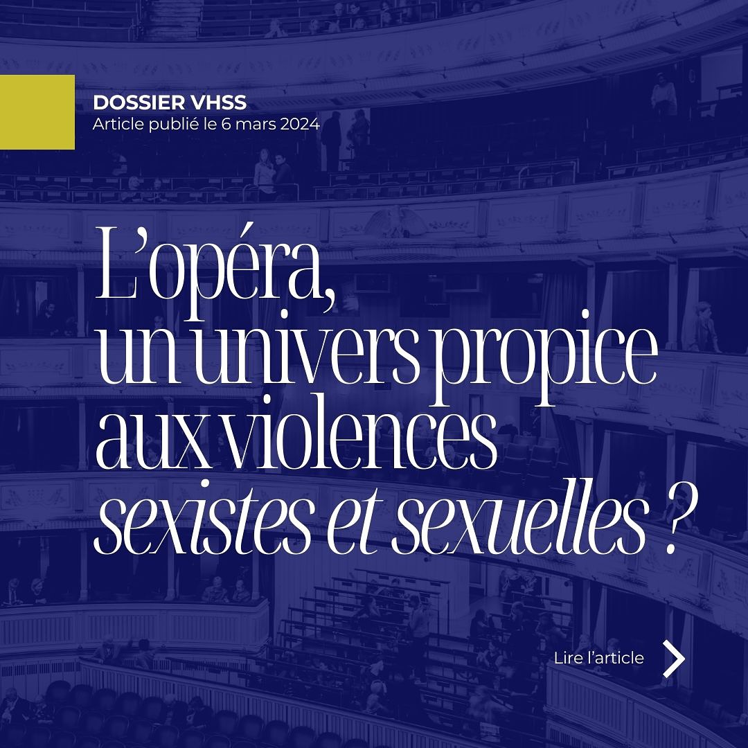 Pour préparer le prochain webinaire organisé avec Audiens (le 6 décembre à 11h), nous vous partageons cette etude sortie en mars 2024 sur le sujet des violences sexistes et sexuelles en particulier dans le monde de l’opéra.
Cette etude a été menée par Marie Buscatto, Professeure de Sociologie, Université Paris I Panthéon-Sorbonne et Ionela Roharik, Sociologue, Ingénieure d’études, École des Hautes Études de Sciences Sociales.
Publiée le 6 mars 2024, l’article écrit par Soline Helbert, chanteuse lyrique, diplômée en droit des universités de Pari I et Paris II, y pose cette question : “L’opéra, un univers propice aux violences sexistes et sexuelles ?”
Dans le sillage du mouvement #MeToo, la question des violences sexistes et sexuelles à l’œuvre dans les mondes de l’art – musique, cinéma, cirque, danse ou théâtre – s’est imposée avec force dans les débats publics, les médias ou encore les institutions publiques et privées.
Les points de vue sont nombreux, les interventions sont variées, les solutions proposées sont multiples. Et pourtant, aucune enquête scientifique n’a été pour l’instant menée à son terme dans un monde de l’art en France, et ce alors même que les inégalités femmes/hommes ont fait l’objet de recherches sérieuses ces vingt dernières années.
C’est tout le sens de l’enquête scientifique menée en 2020 dans le monde de l’opéra par deux universitaires spécialisées en sociologie des arts et du genre et par une chanteuse lyrique.
L’enquête n’a pas été conduite au sein de structures spécifiques, mais au moyen d’un questionnaire en ligne (336 répondantes et répondants) et de dix-huit entretiens qualitatifs. Elle a saisi aussi bien la force des violences sexistes et sexuelles à l’œuvre dans l’opéra français, quel que soit le lieu d’exercice, que ses conditions sociales de production, de légitimation et de non-dénonciation.
➡️➡️➡️Lien de l’article complet en bio
POUR VOUS INSCRIRE AU WEBINAIRE ÉCRIVEZ -NOUS à unisson.contact@gmail.com
#vhss #violences #sexisme #metoo #etude #article #opera #homme #femme @audiens @cellule_audiens_vhss