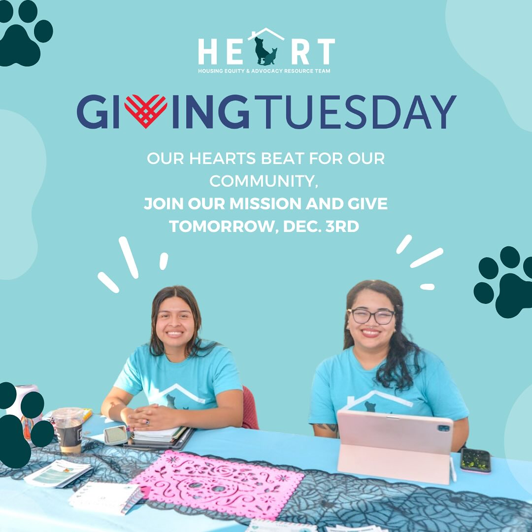 This #GivingTuesday, help us make a difference for families and their beloved pets who are facing housing insecurity š š¾ We fight every day to keep families together. Join us in creating a future where no one gets left behind. Donation link here and in our bio: givebutter.com/HEARTLAGivingTuesday š«š